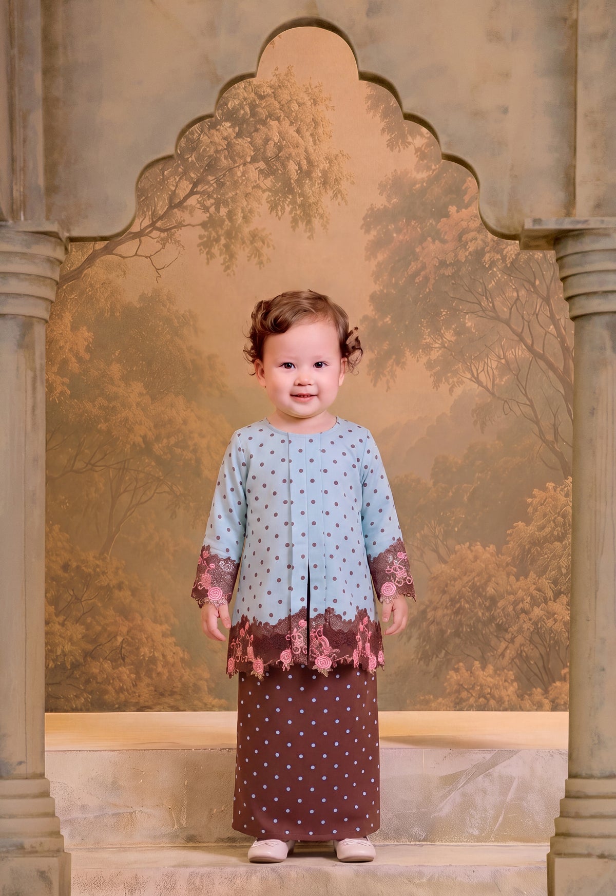 CLASSIC SERIES | DAYANG KEBAYA BABY - BUBBLE GUM