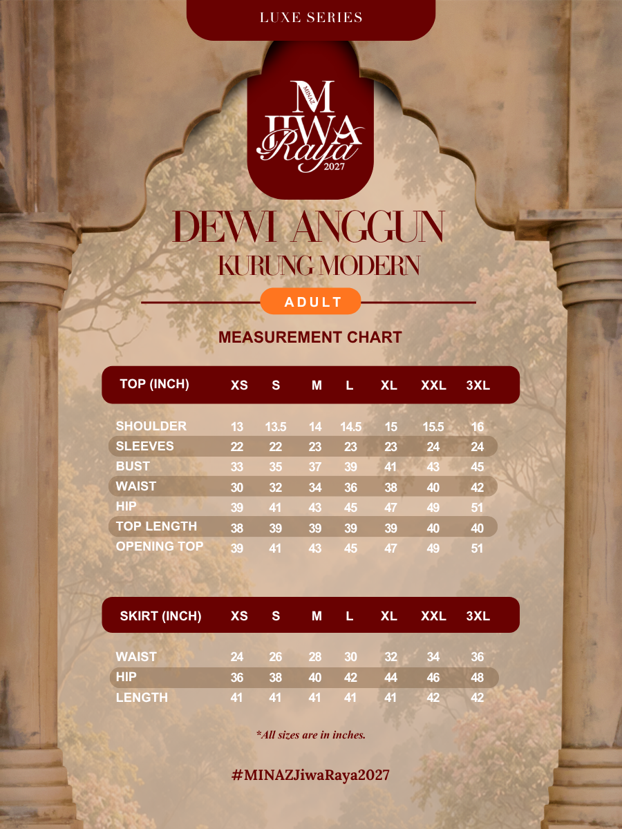 DEWI SERIES | DEWI ANGGUN KURUNG MODERN - CREAMY BLUE