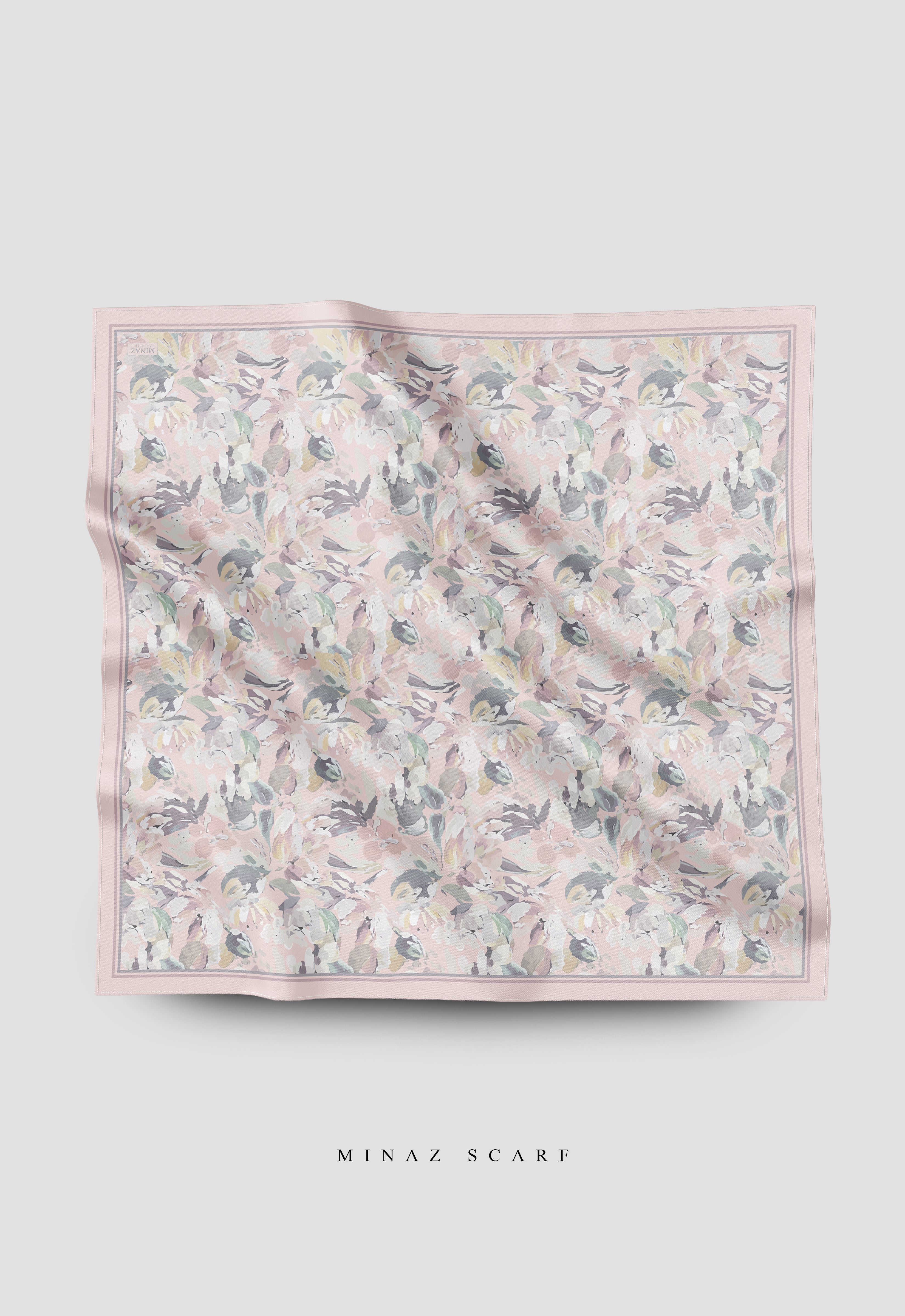 MINAZ Scarf | Florisa - Soft Pink