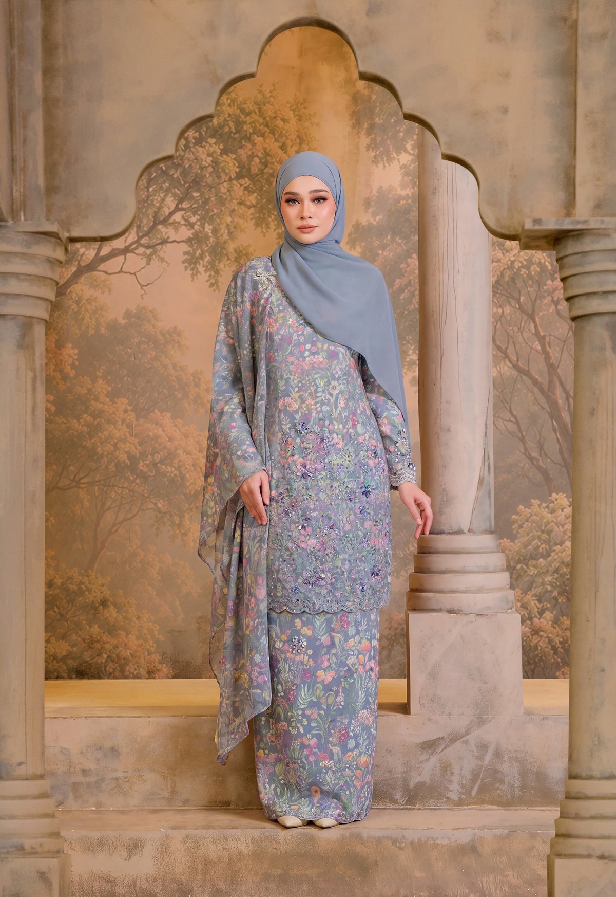 LUXE SERIES | JOANNA KURUNG MODERN - BLUE GREY