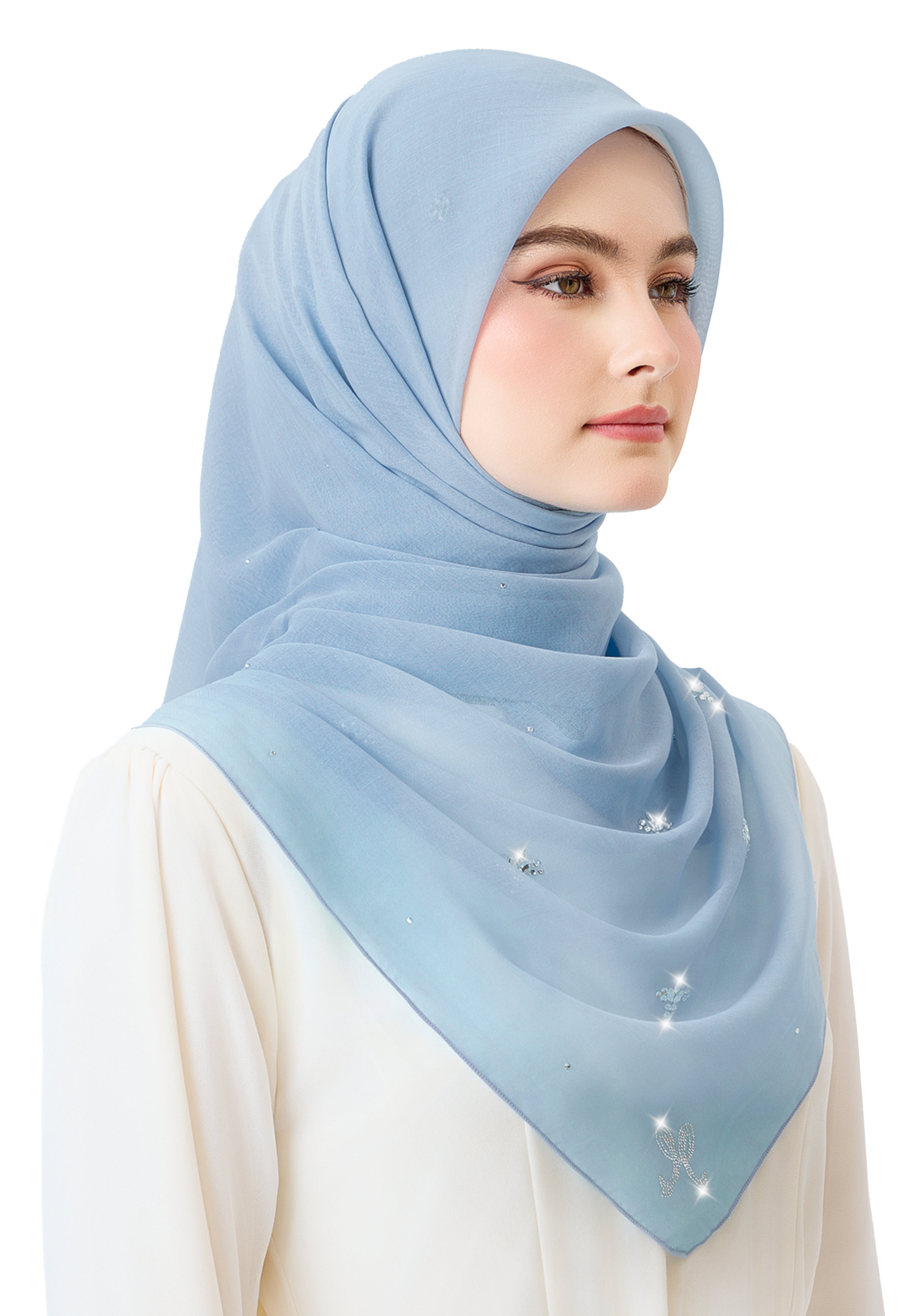 Lavender Plain Stone - Light Blue