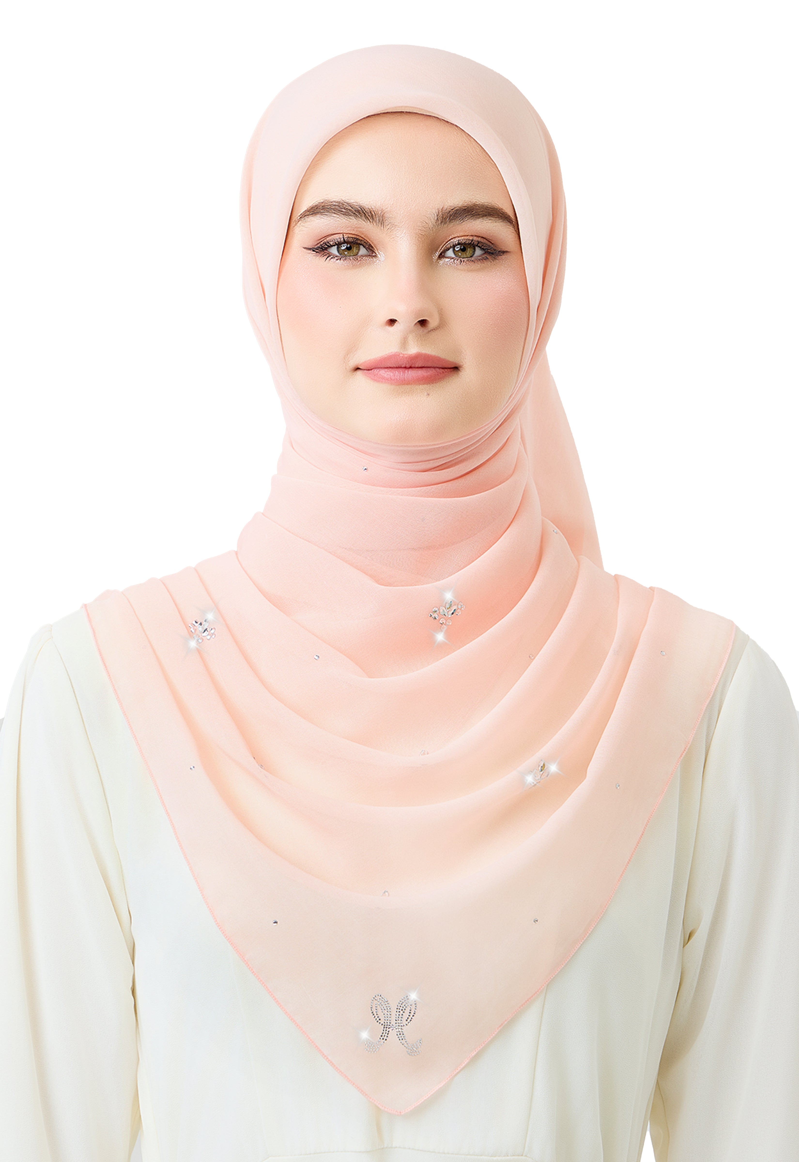 Lavender Plain Stone - Light Peach