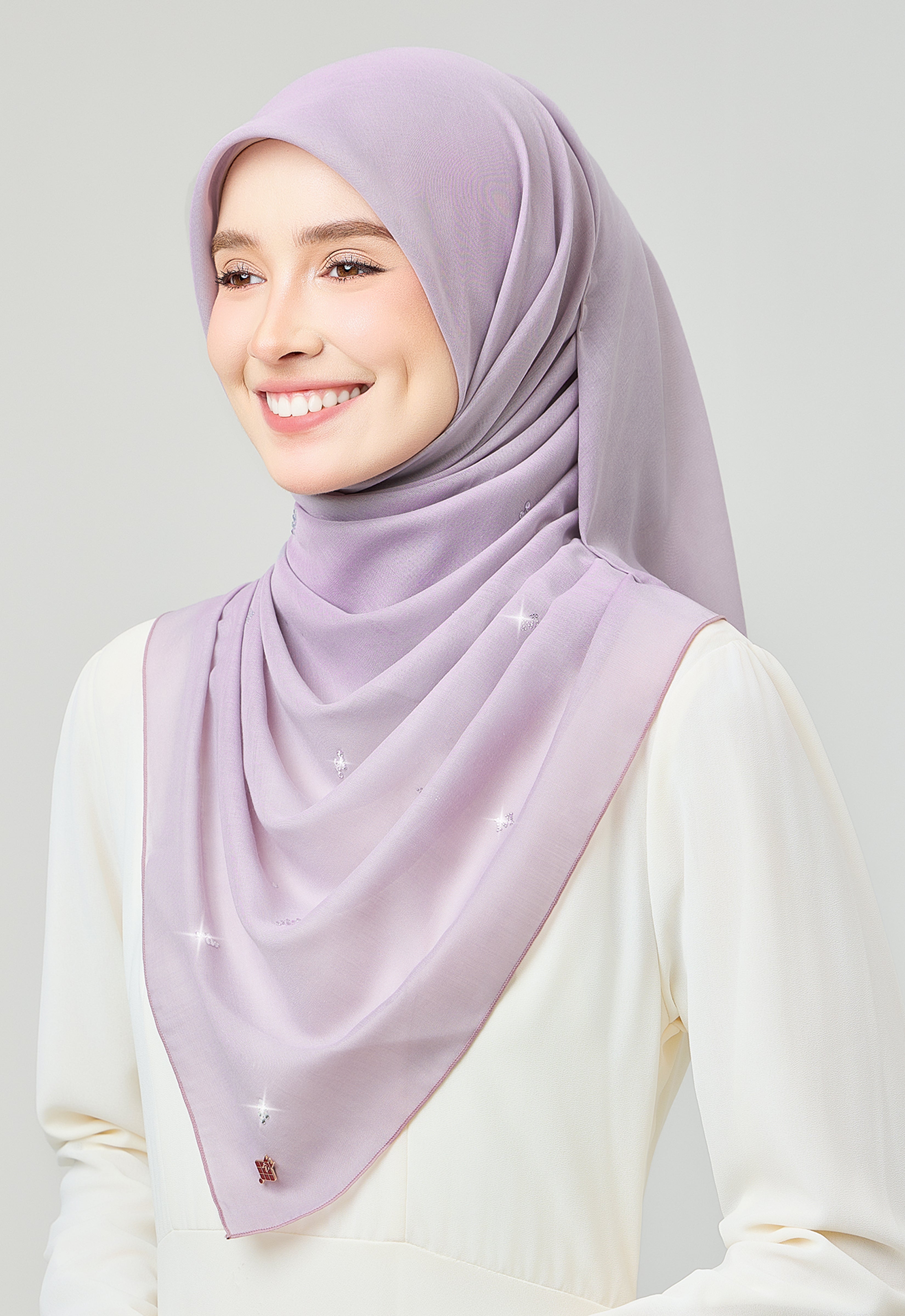 SETULUS RAYA PLAIN STONE - LIGHT PURPLE