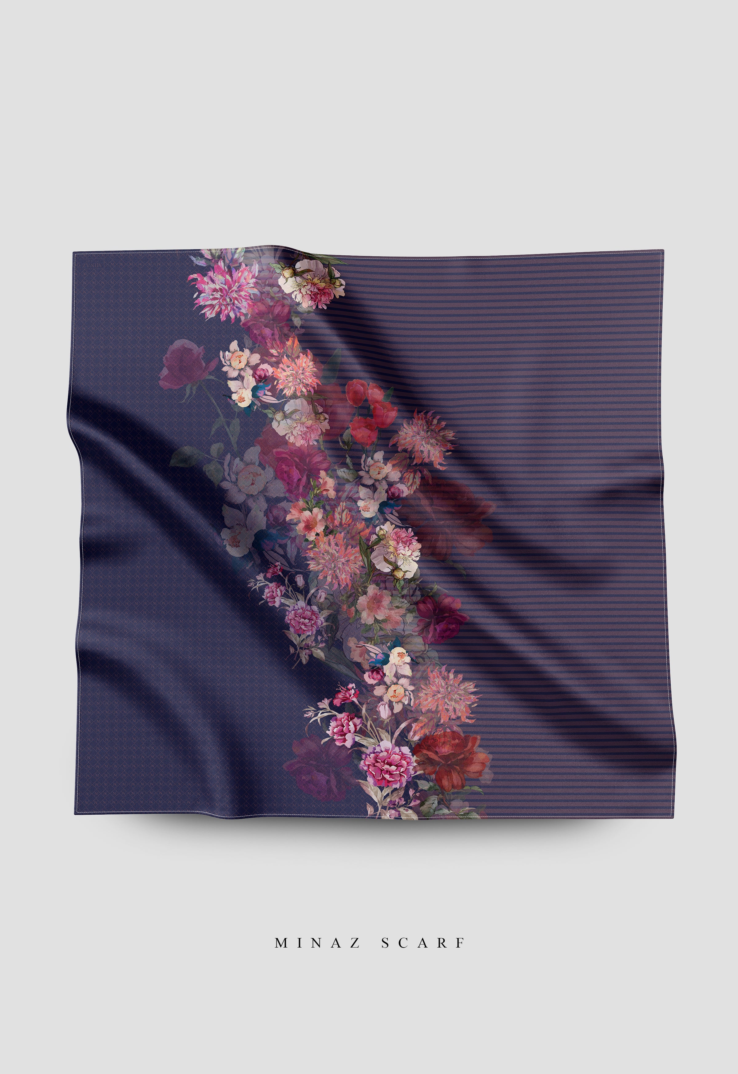 MINAZ Scarf | Louisa - Dark Purple