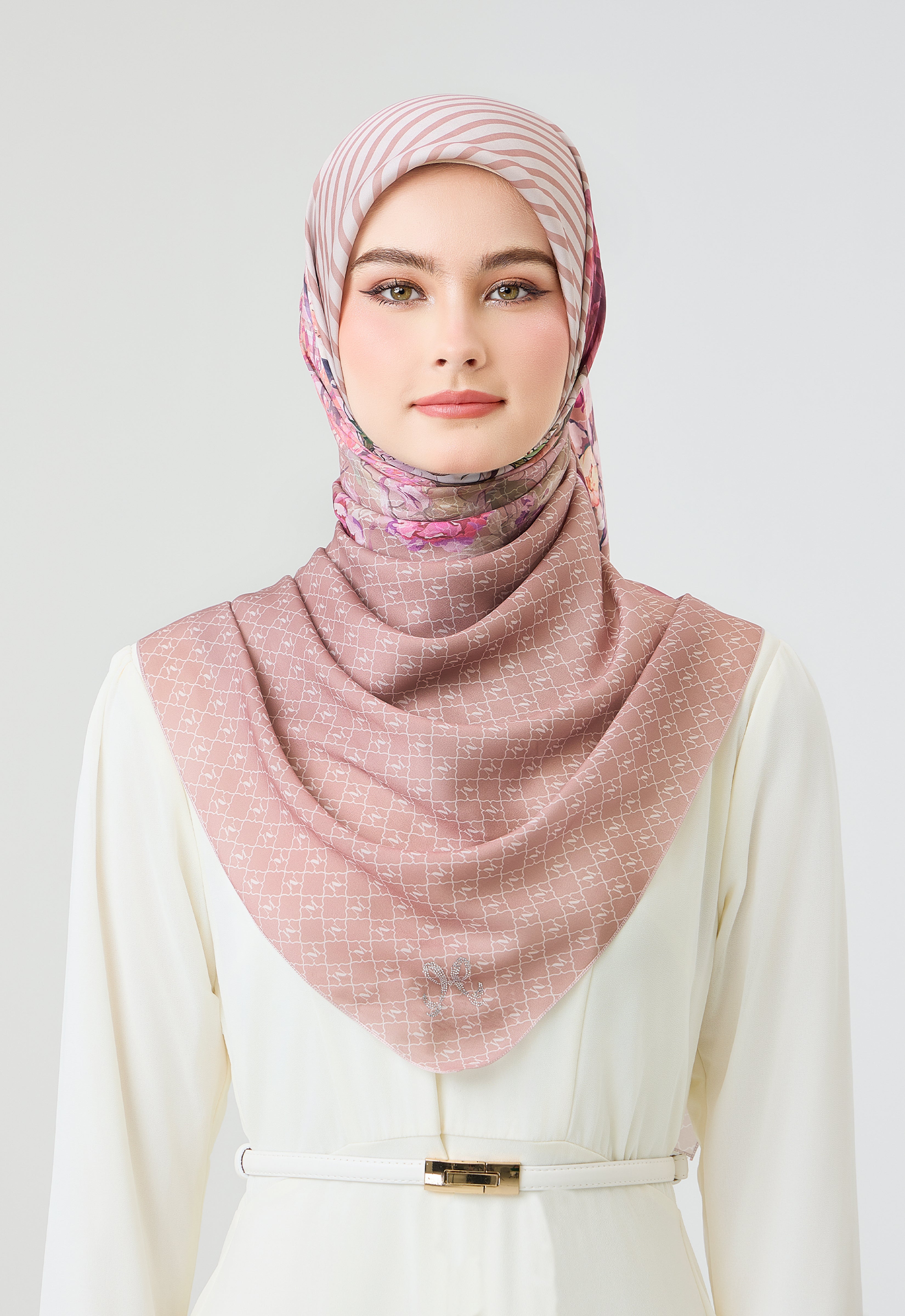 MINAZ Scarf | Louisa - Peachy