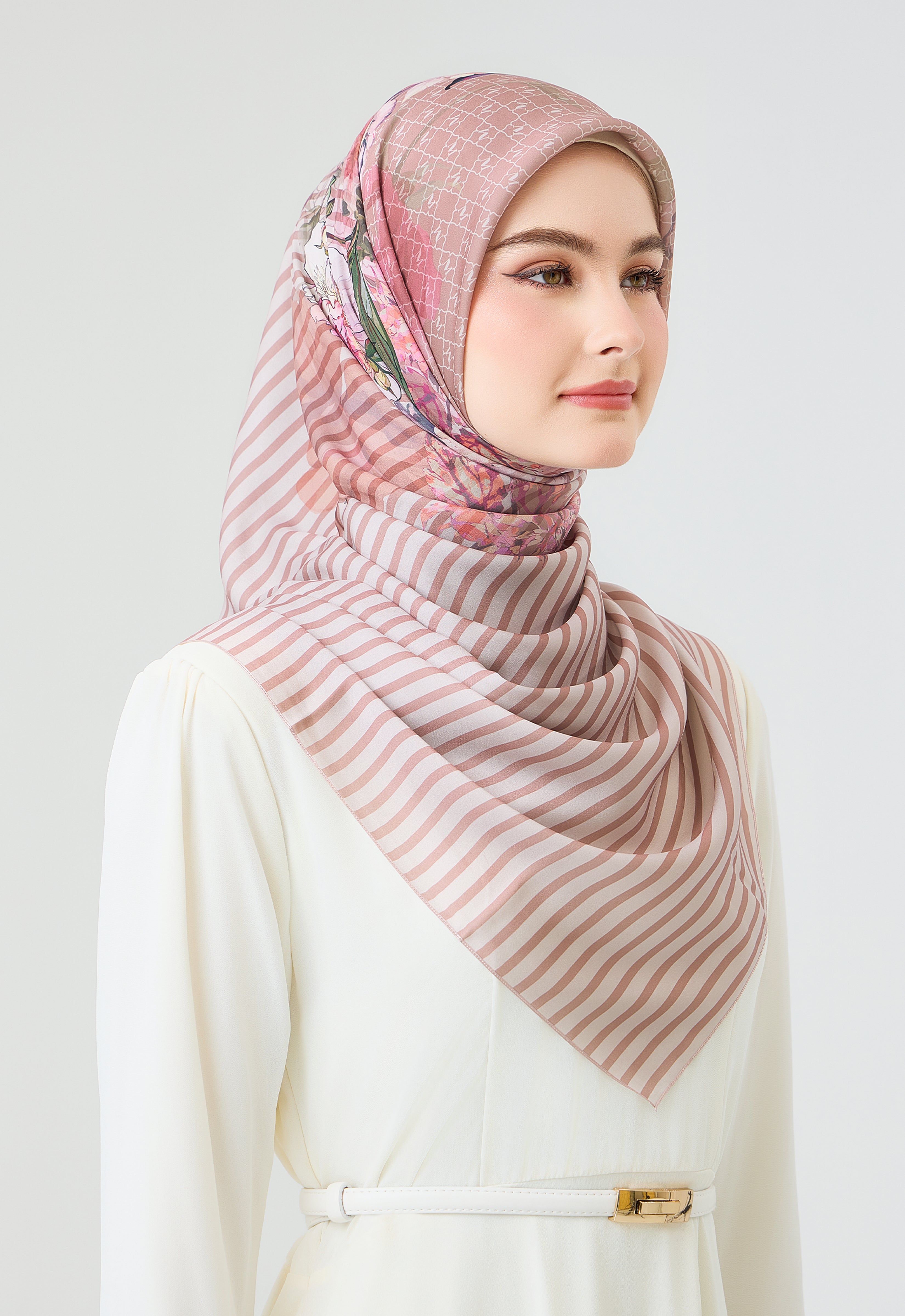 MINAZ Scarf | Louisa - Peachy