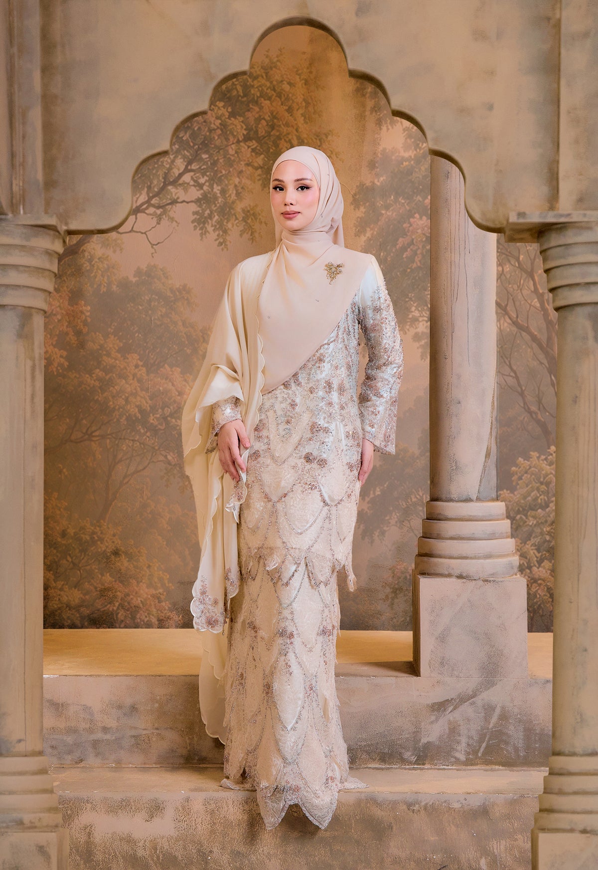 BESPOKE SERIES | MAHARANI KURUNG - CREAM