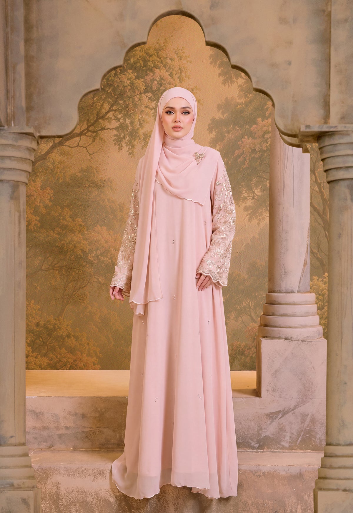 SUPER LUXE SERIES |MANOHARA JOOBAH - PASTEL PINK