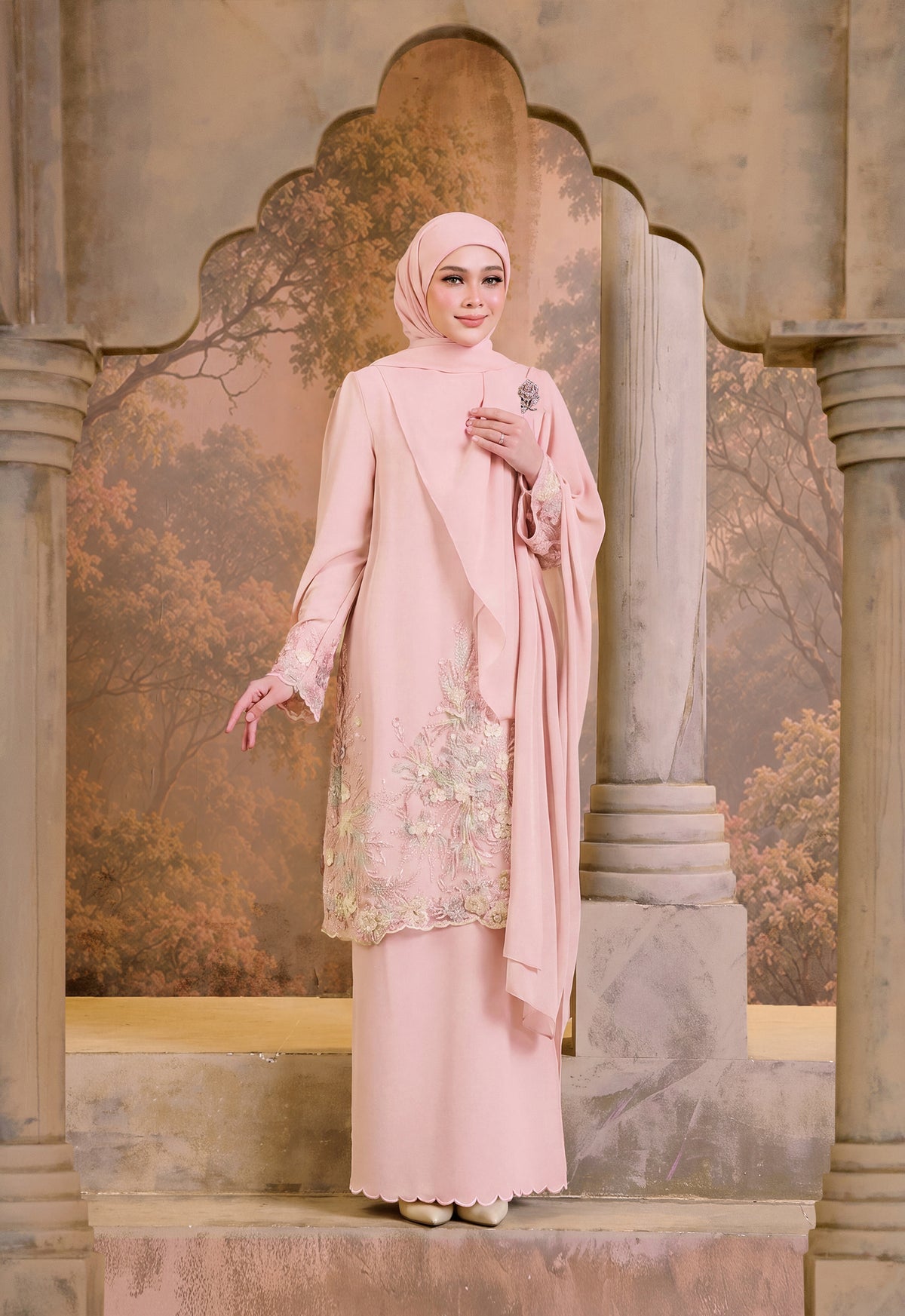 SUPER LUXE SERIES |MANOHARA KURUNG 2.0 - PASTEL PINK