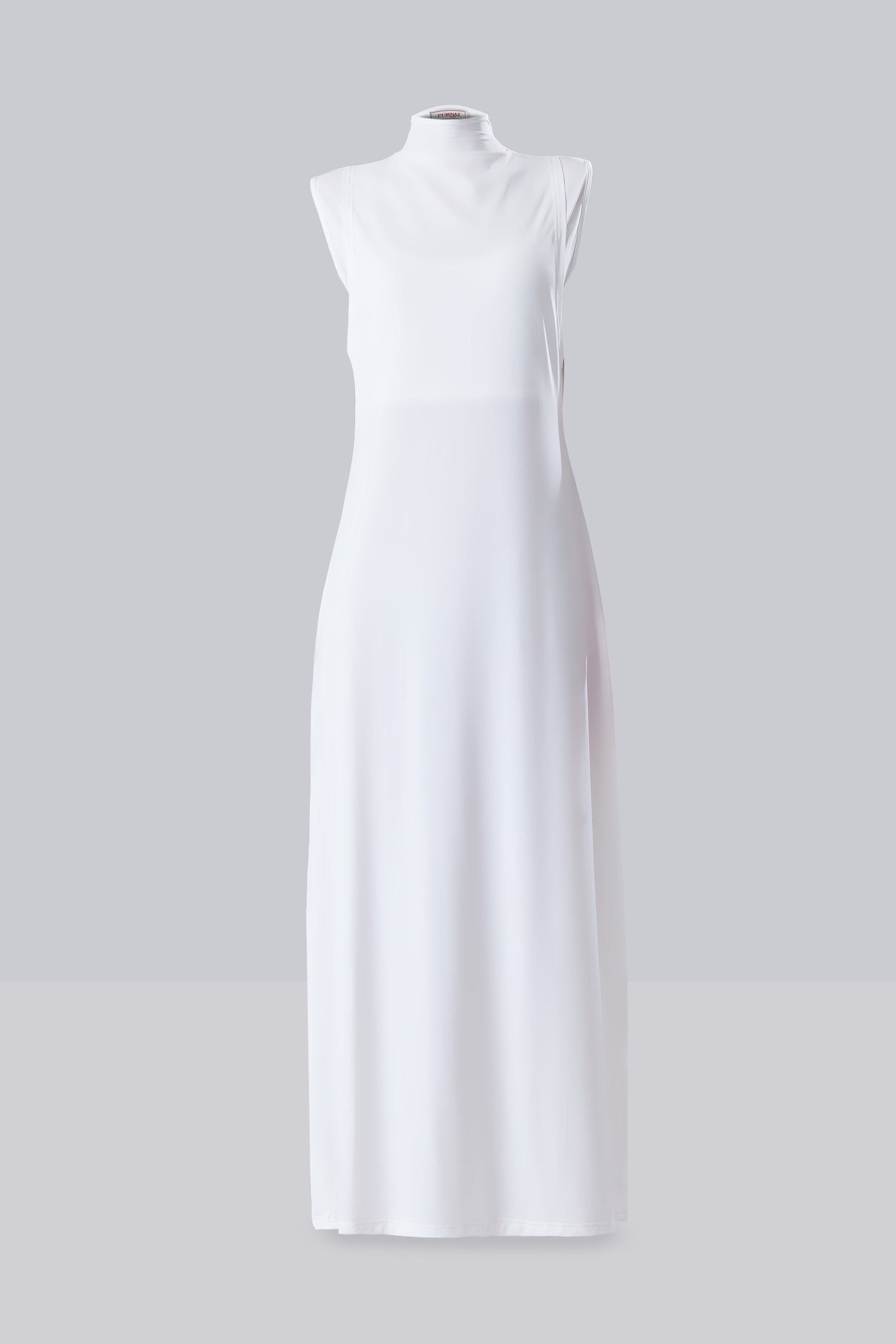 INDAH SLEEVELESS INNER DRESS - OFF WHITE