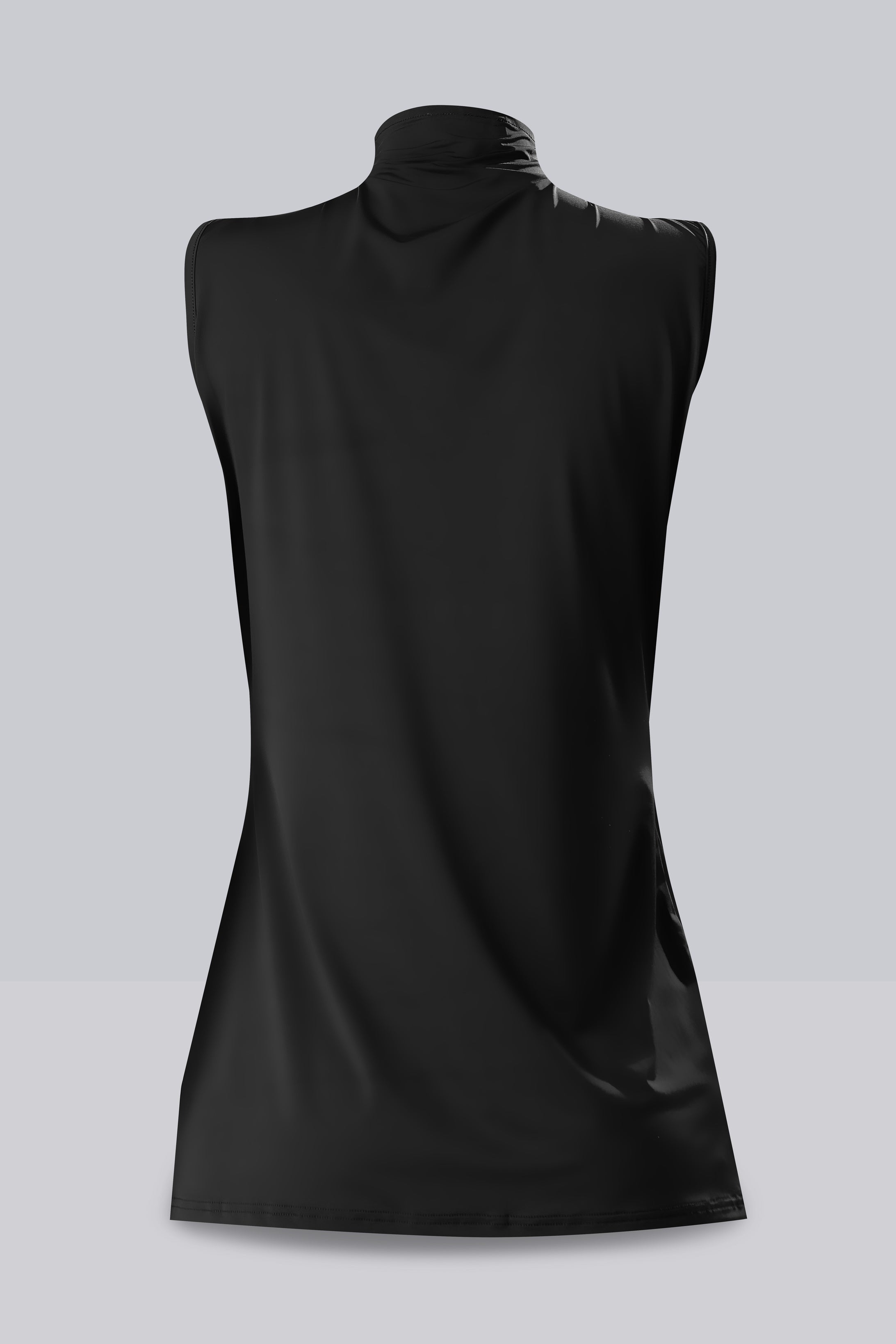 HAWA SLEEVELESS INNER TOP - BLACK