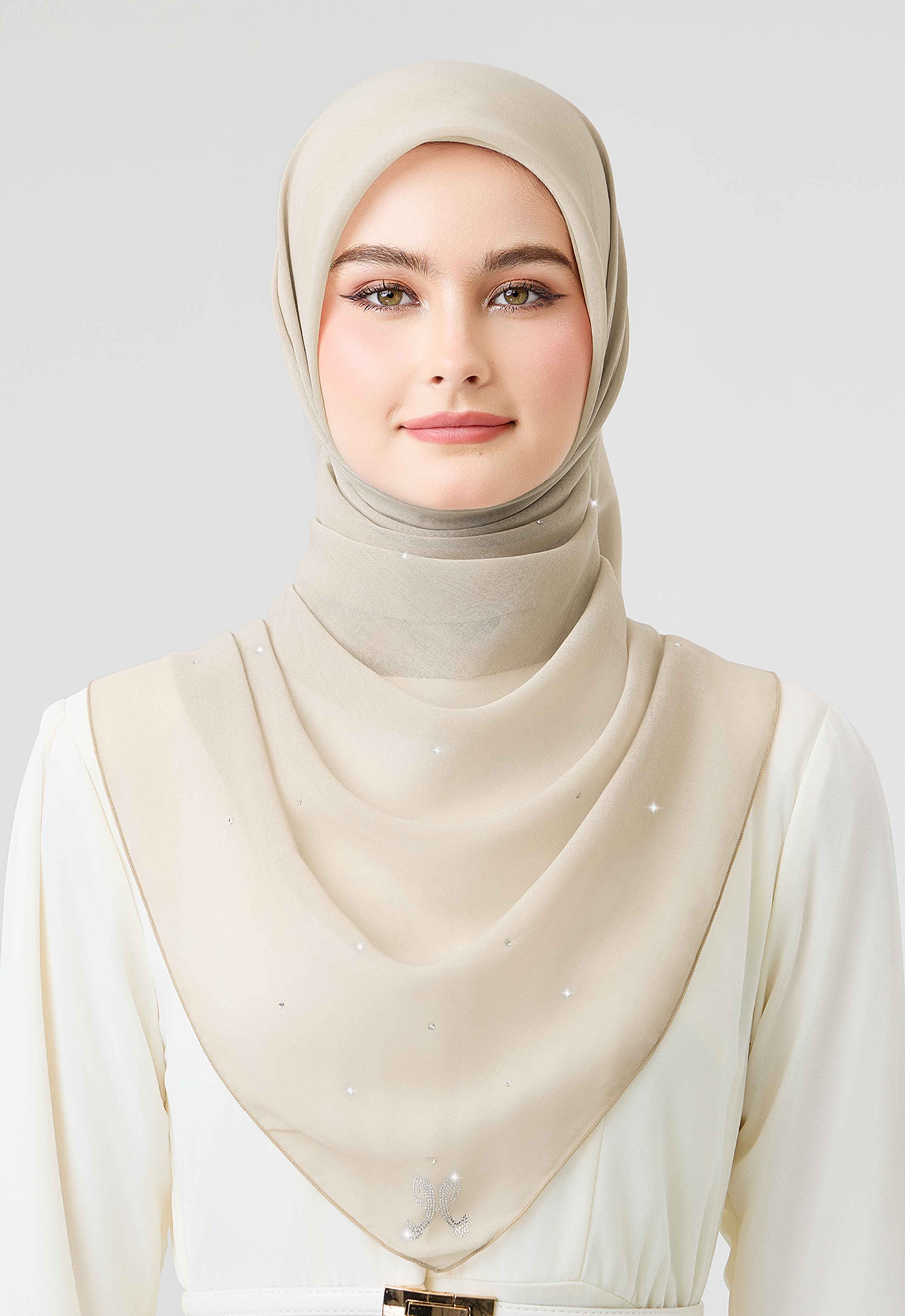 Swarovski Plain Stone - Beige