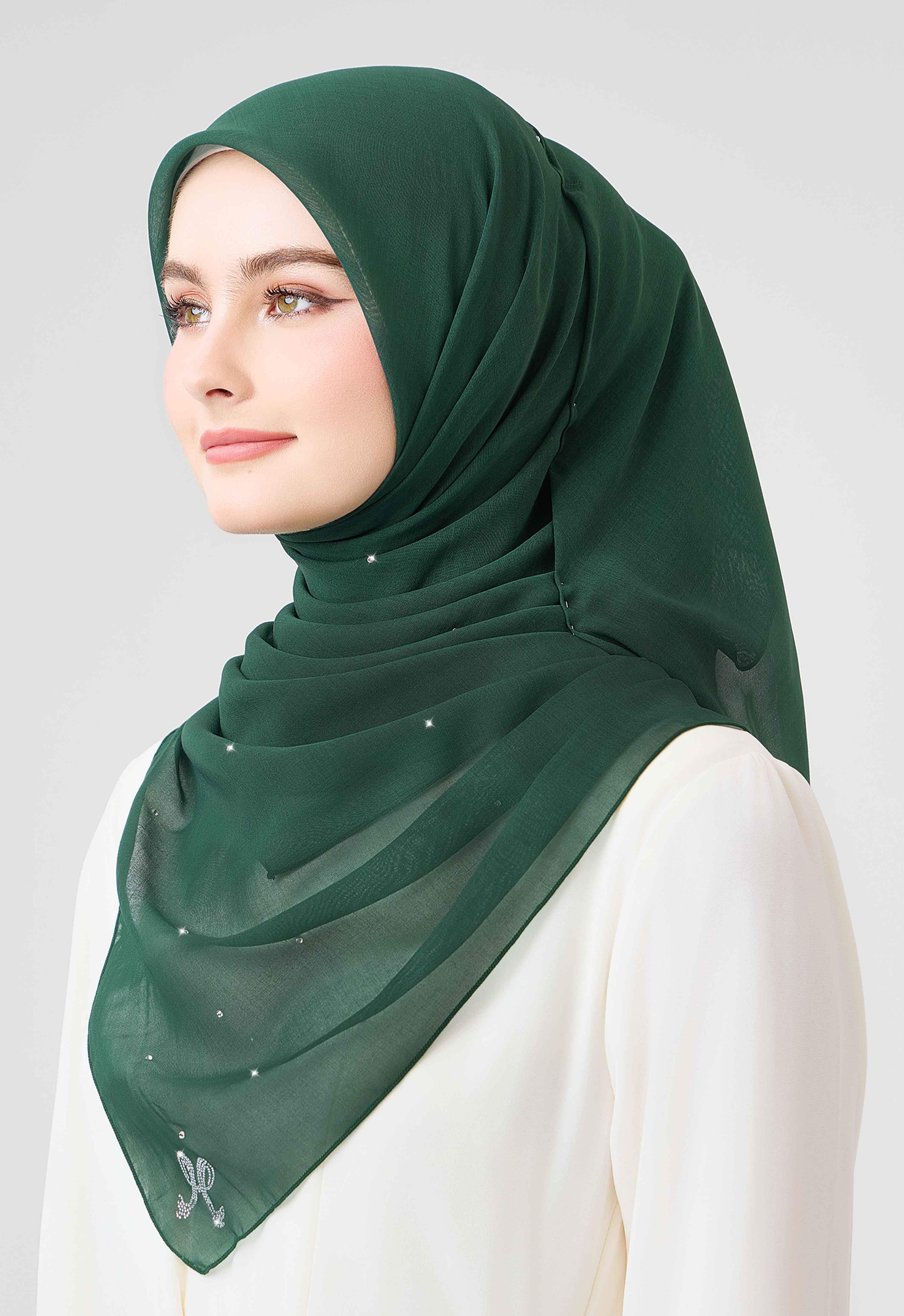 Swarovski Plain Stone - Emerald Green