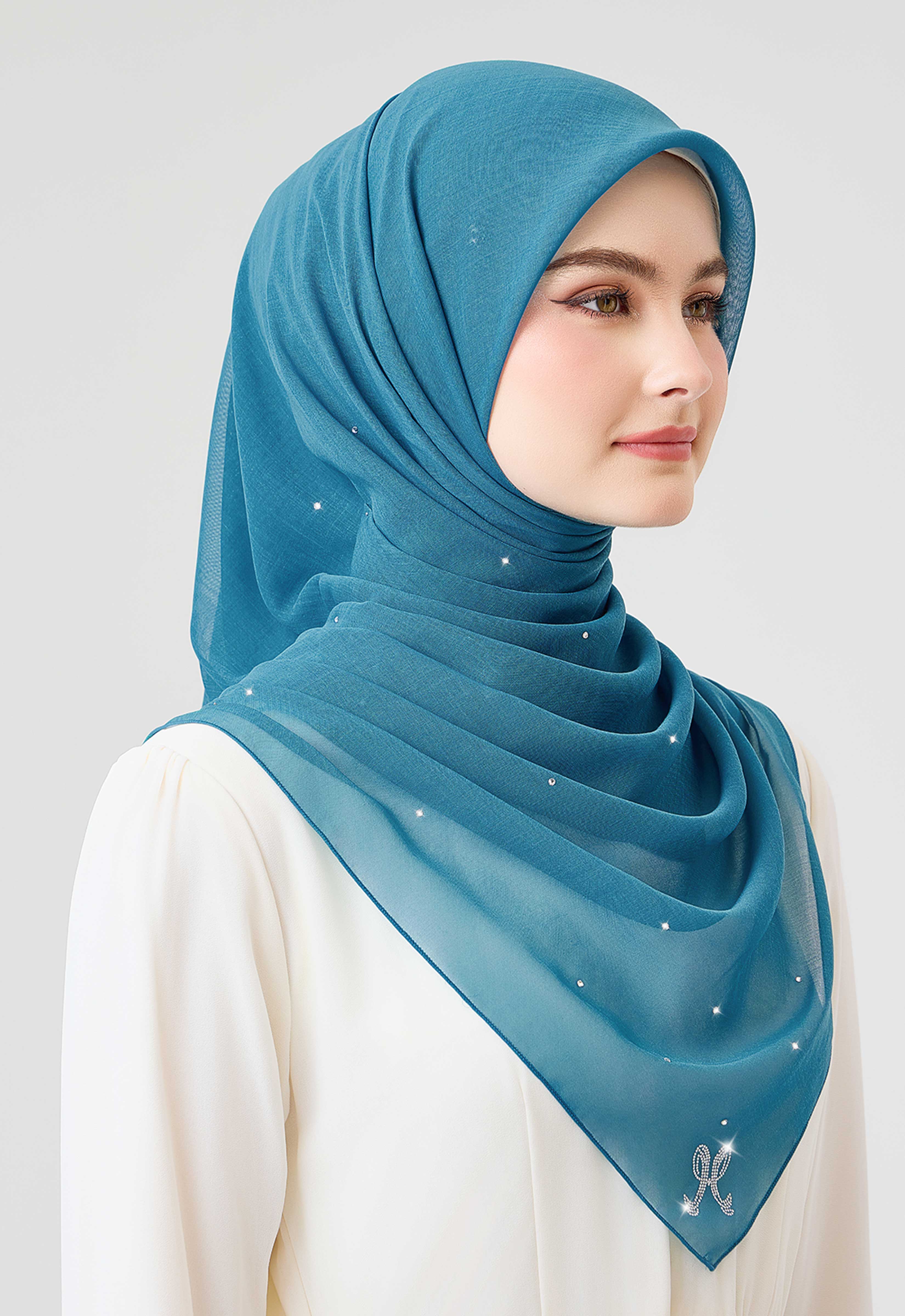 Swarovski Plain Stone - Teal Blue