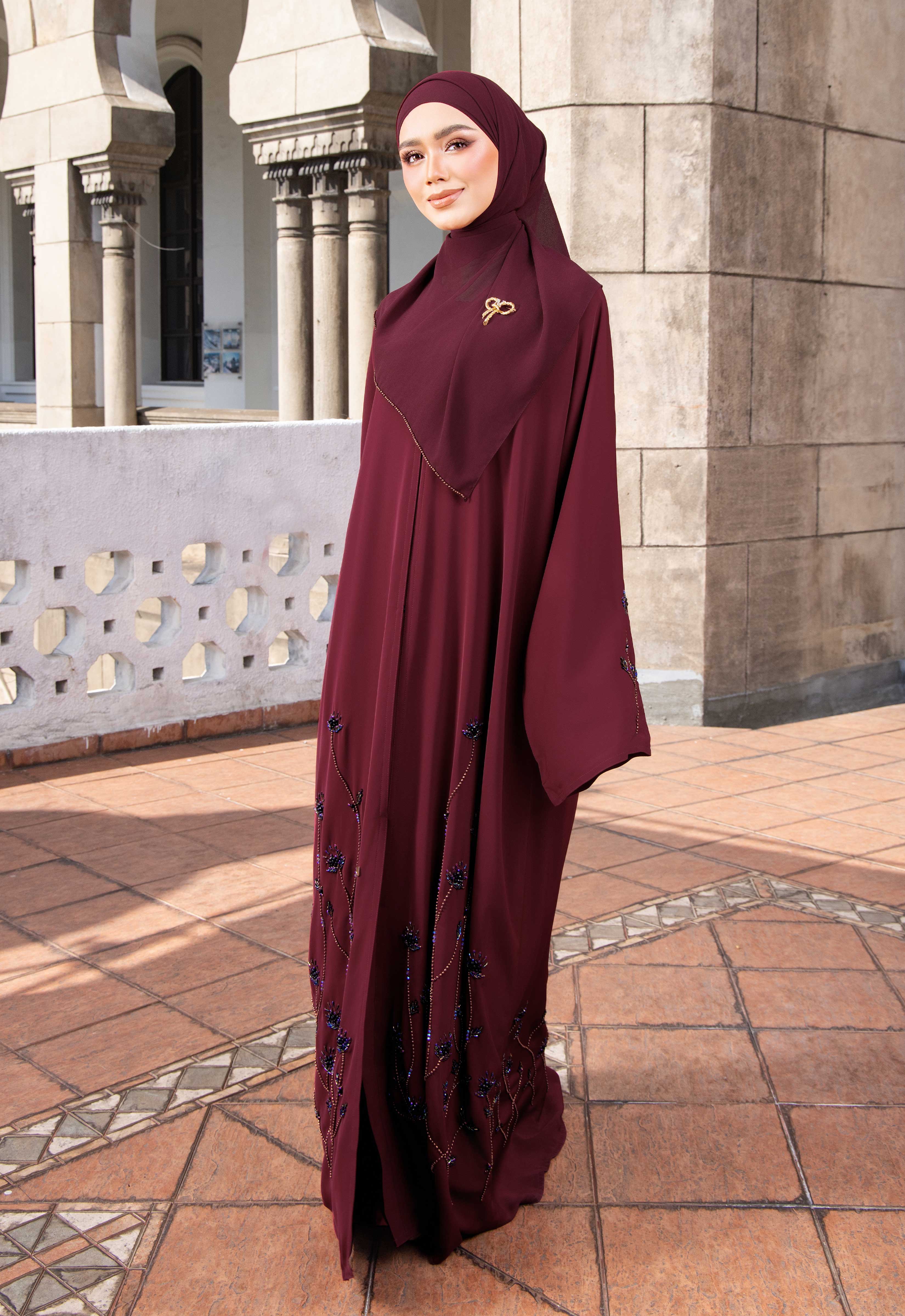 MAYSA ABAYA - MAROON