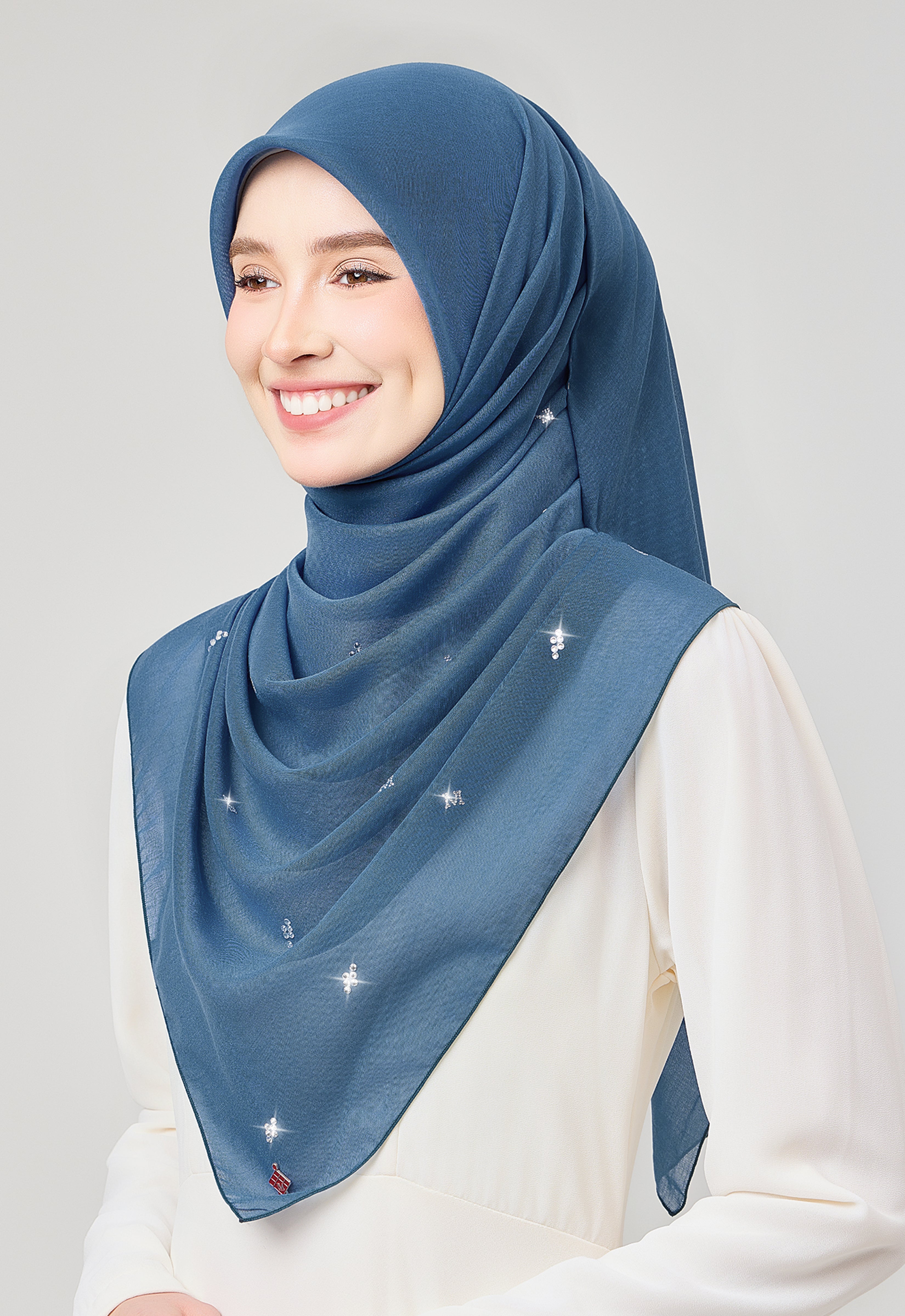 SETULUS RAYA PLAIN STONE - PRUSSIAN BLUE