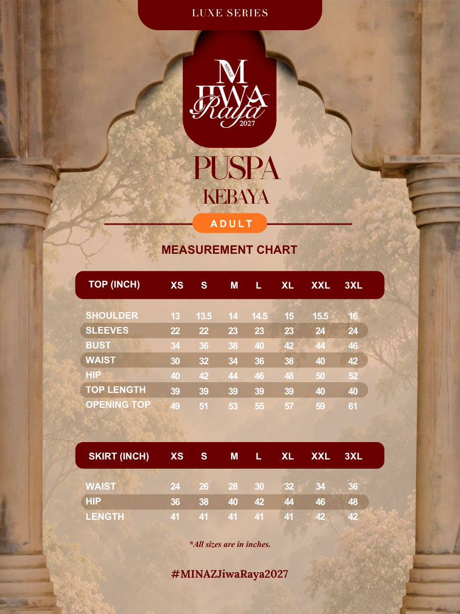 PUSPA SERIES | PUSPA KEBAYA - GREY