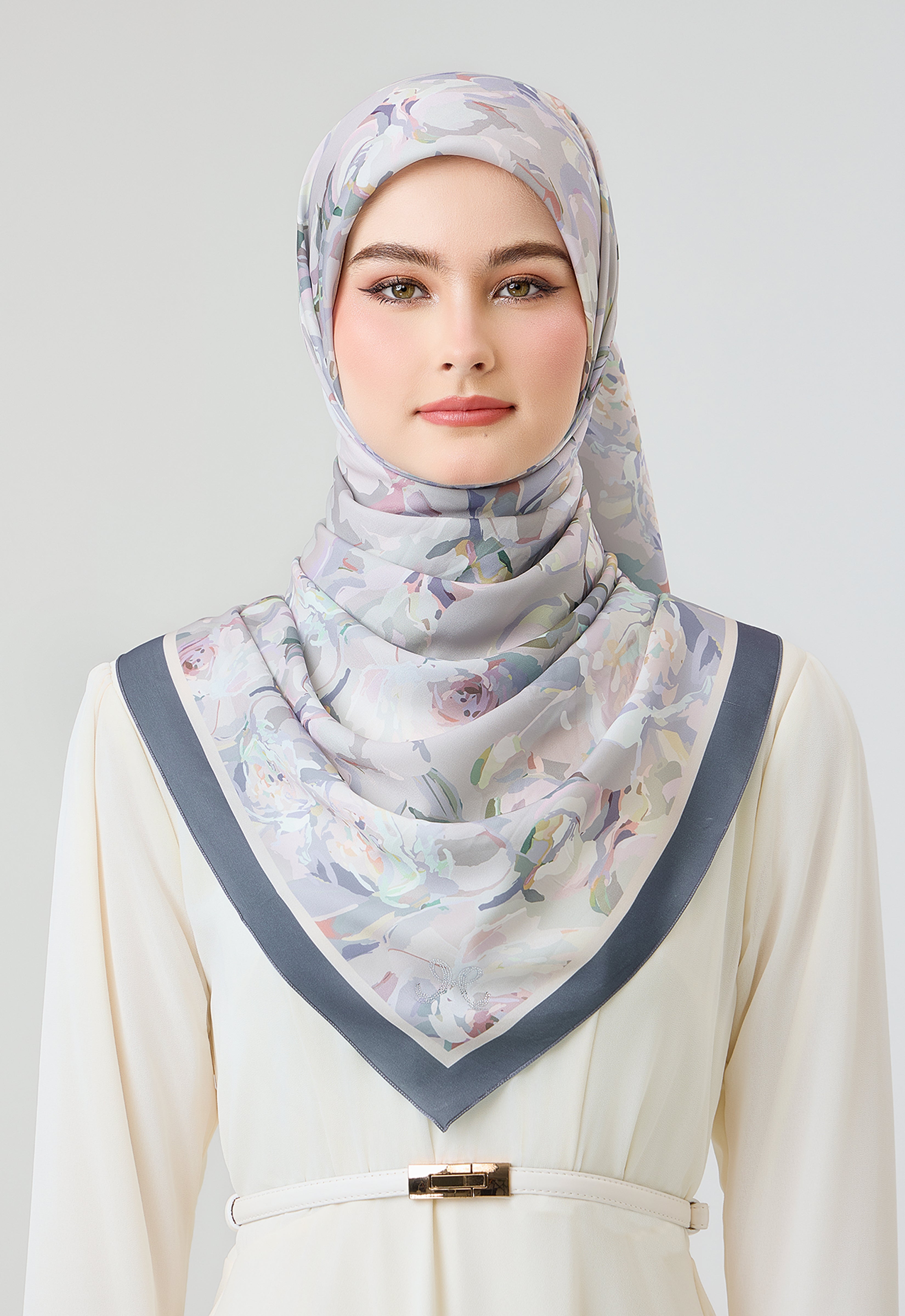 MINAZ Scarf | Rosella - Gray