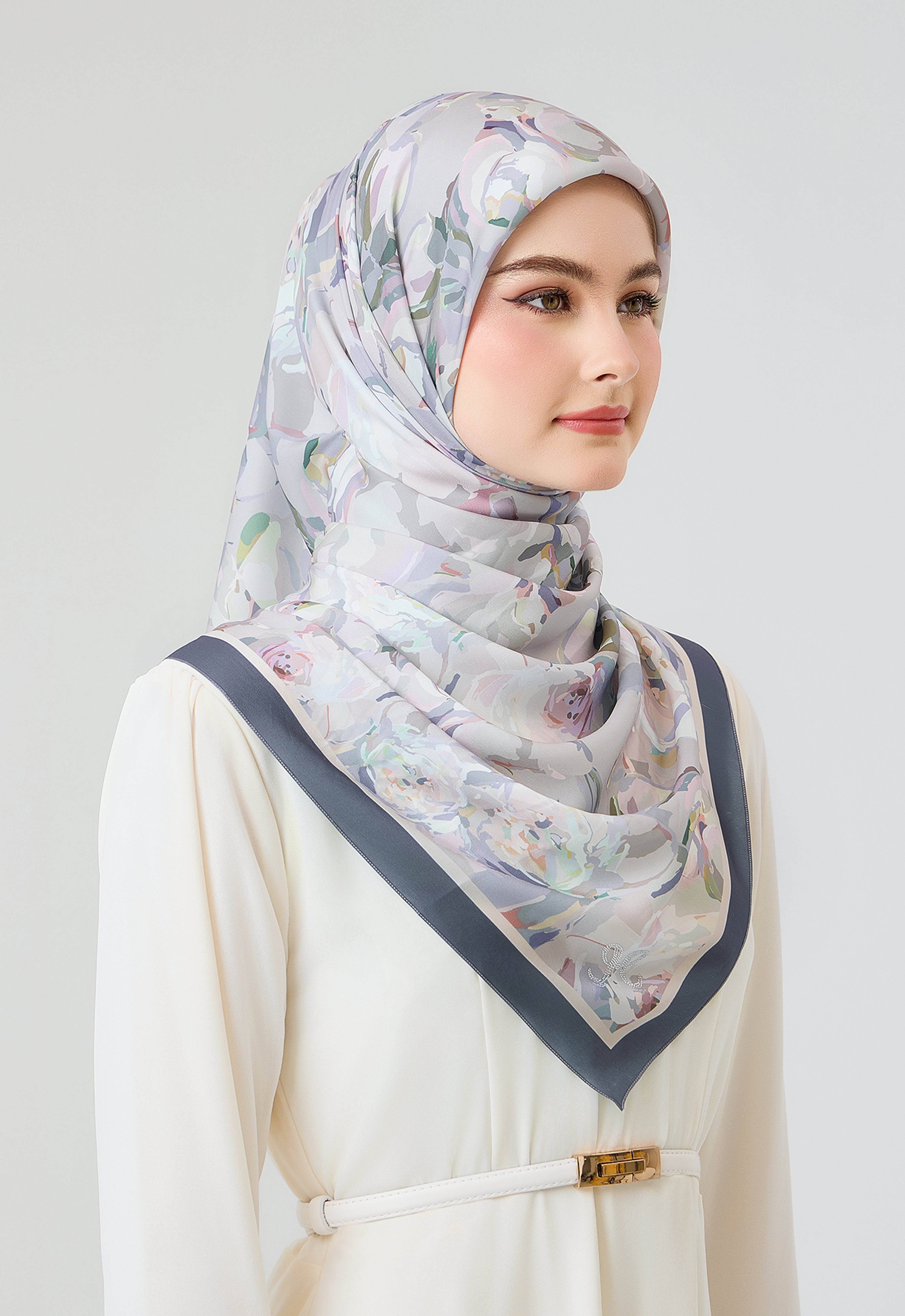 MINAZ Scarf | Rosella - Gray