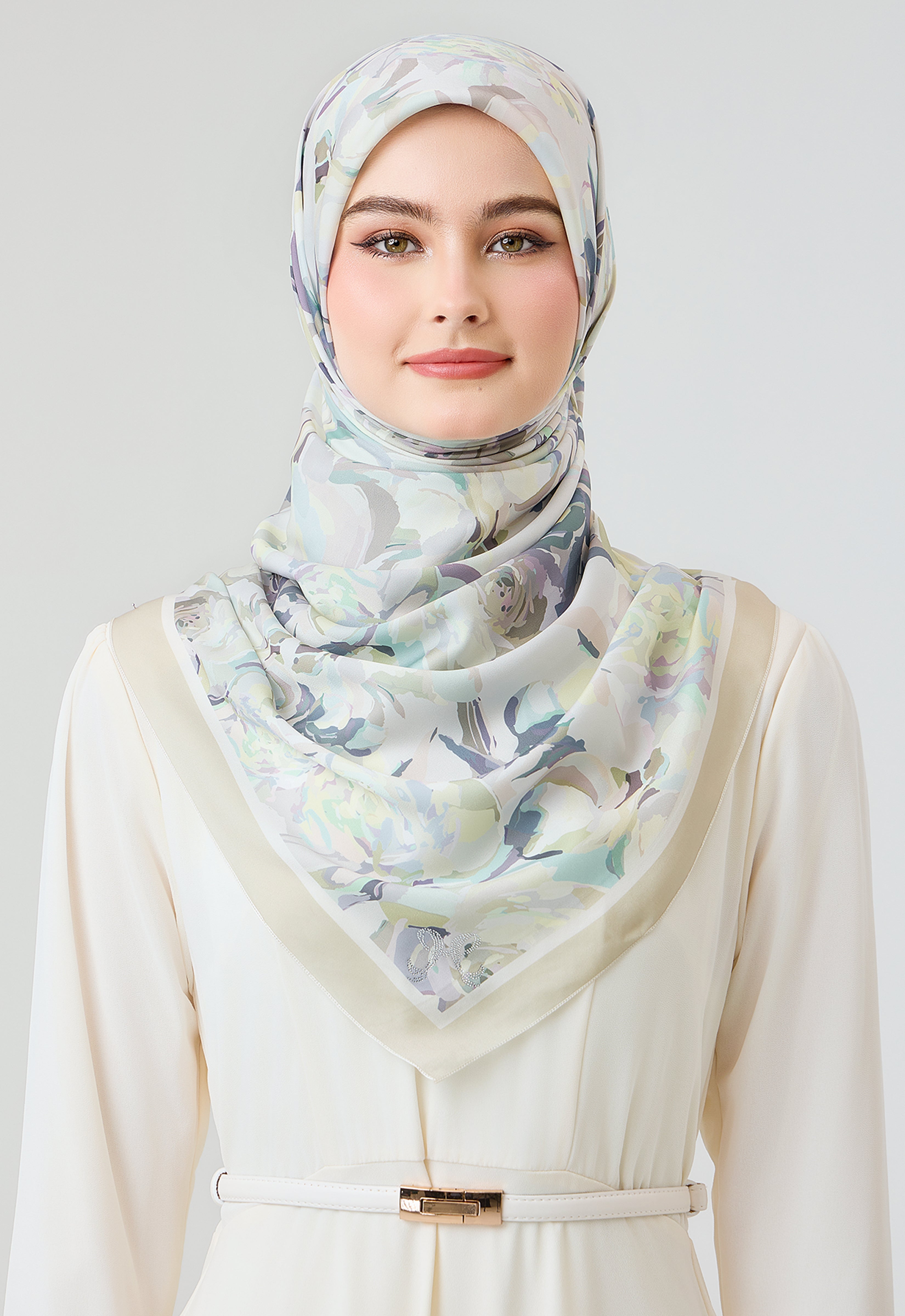 MINAZ Scarf | Rosella - Khaki