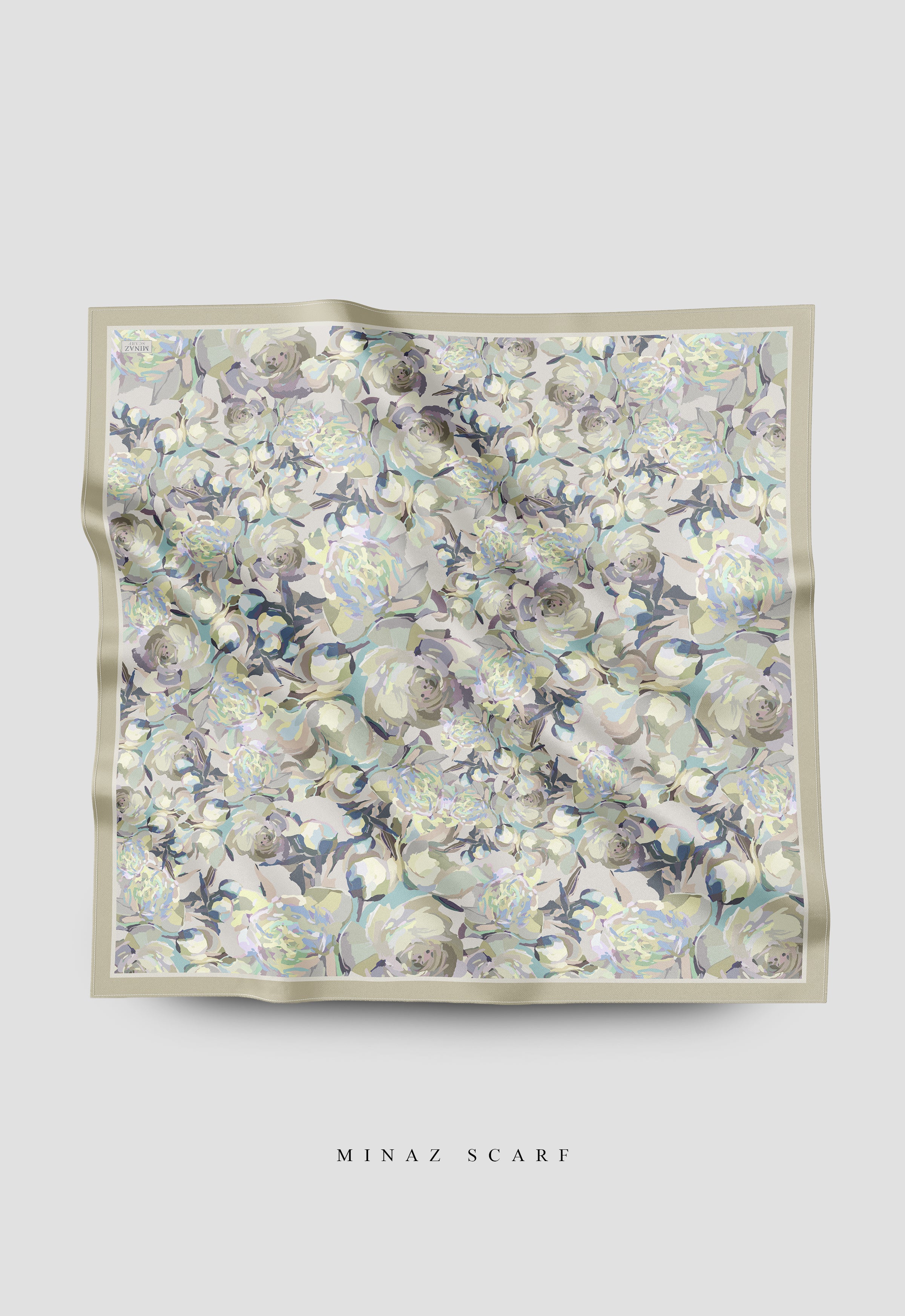 MINAZ Scarf | Rosella - Khaki