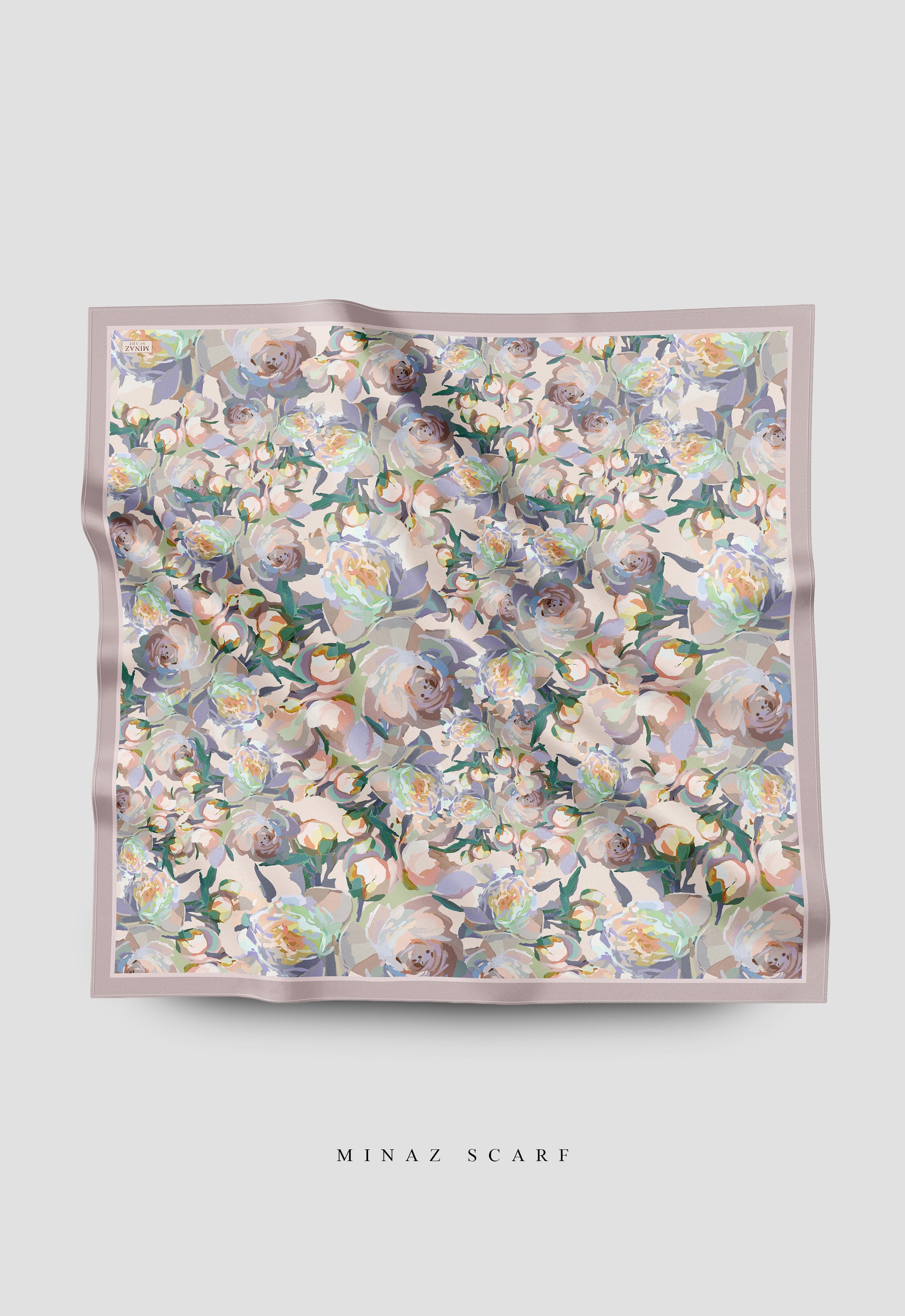 MINAZ Scarf | Rosella - Soft Purple