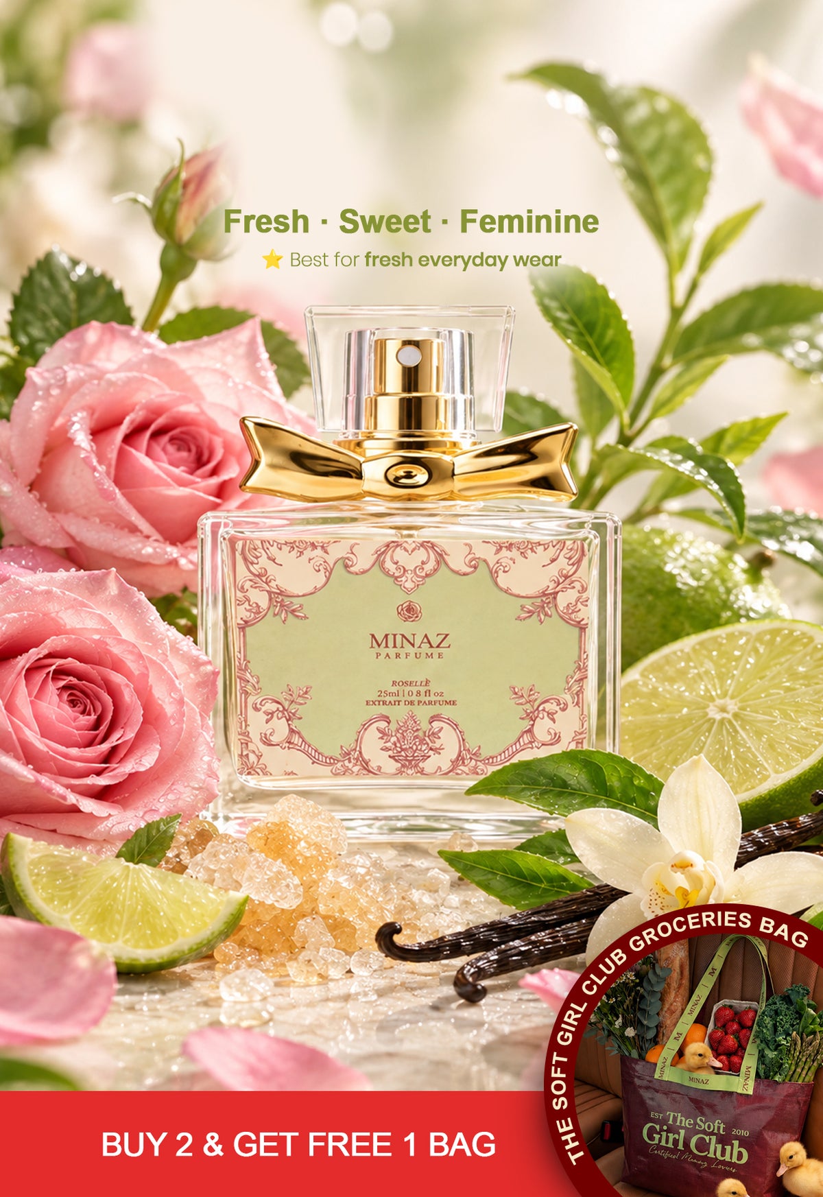 MINAZ | ROSELLE Extrait De Parfume