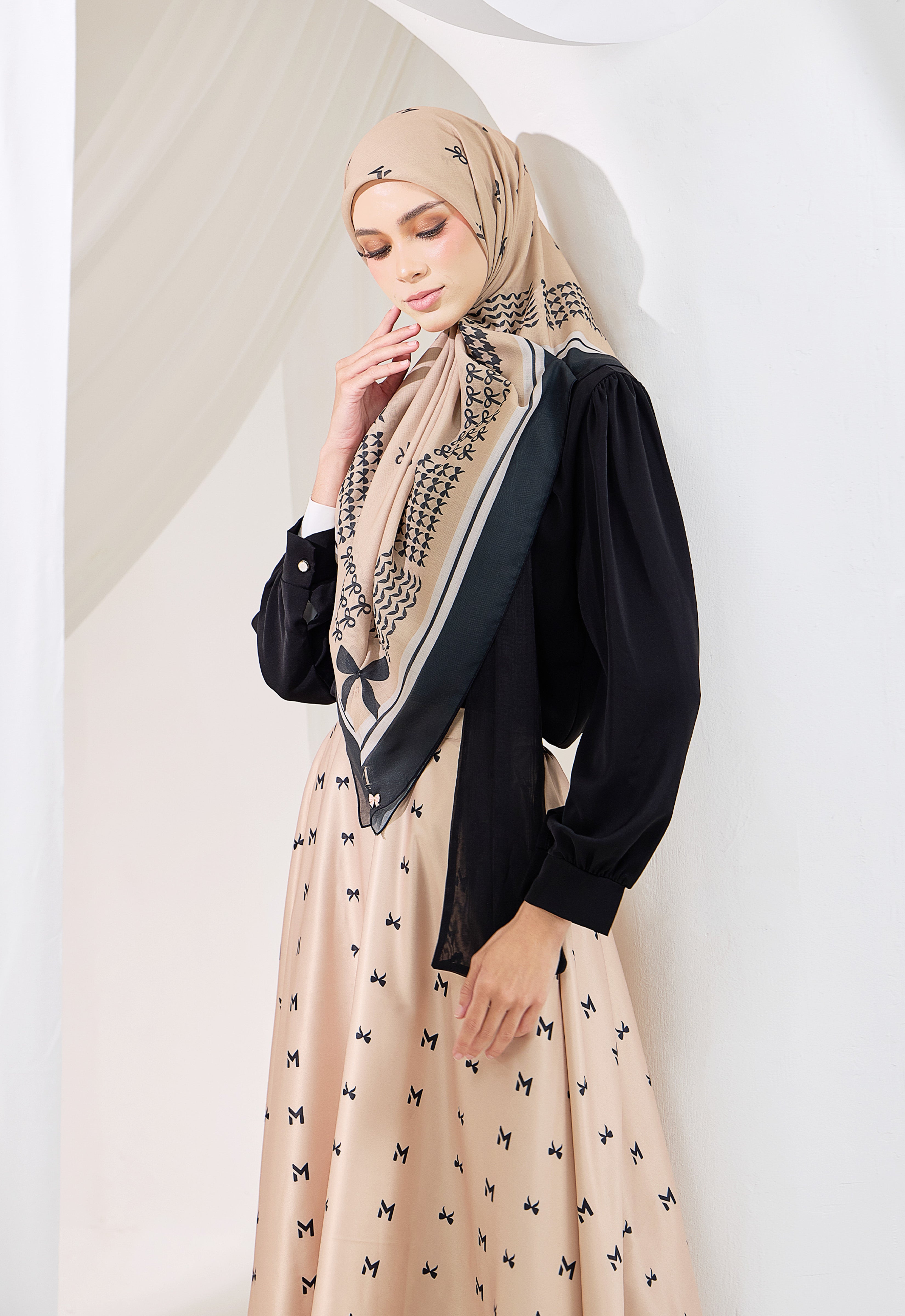 BOWEE SKIRT - LIGHT BROWN