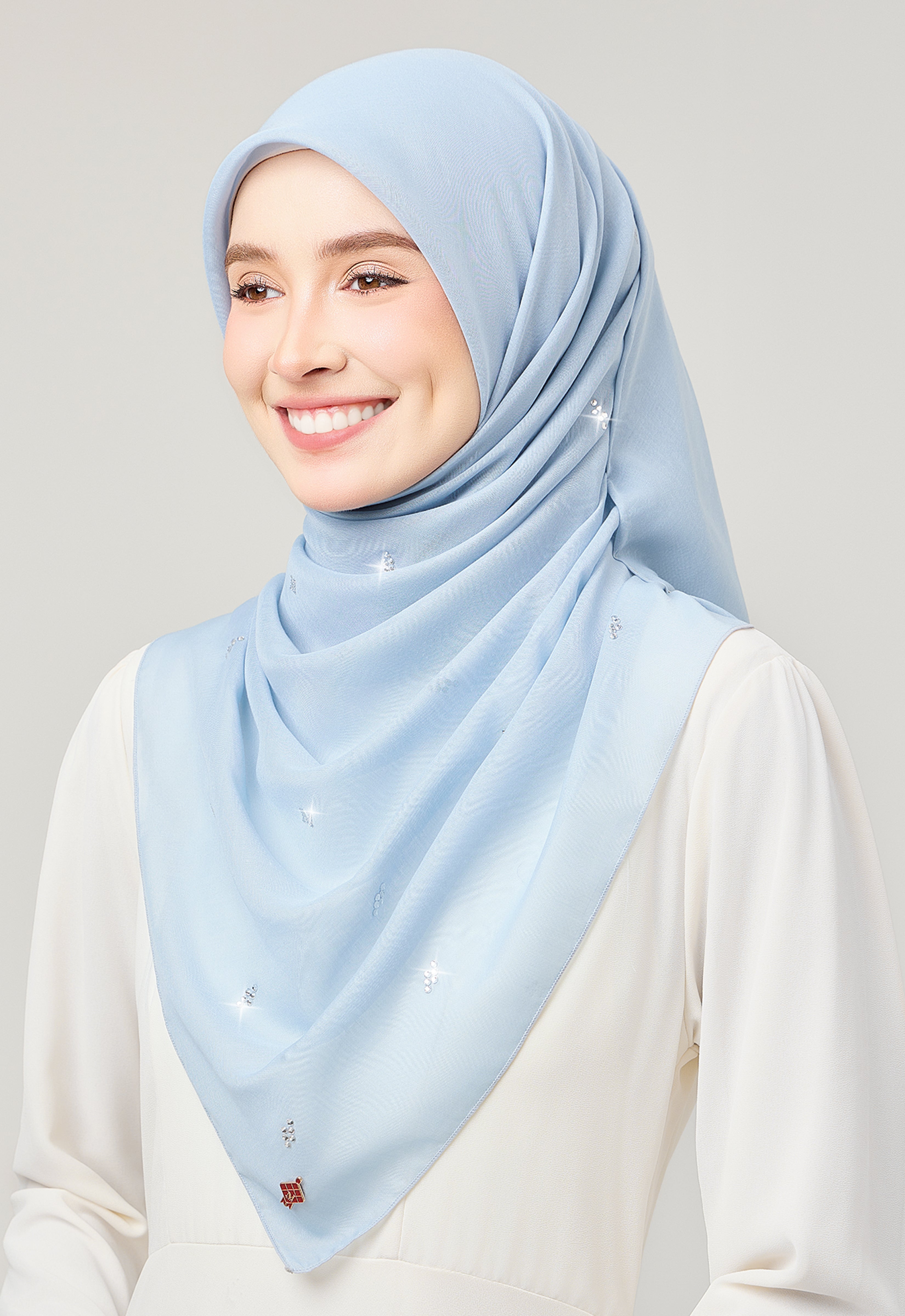 SETULUS RAYA PLAIN STONE - SKY BLUE