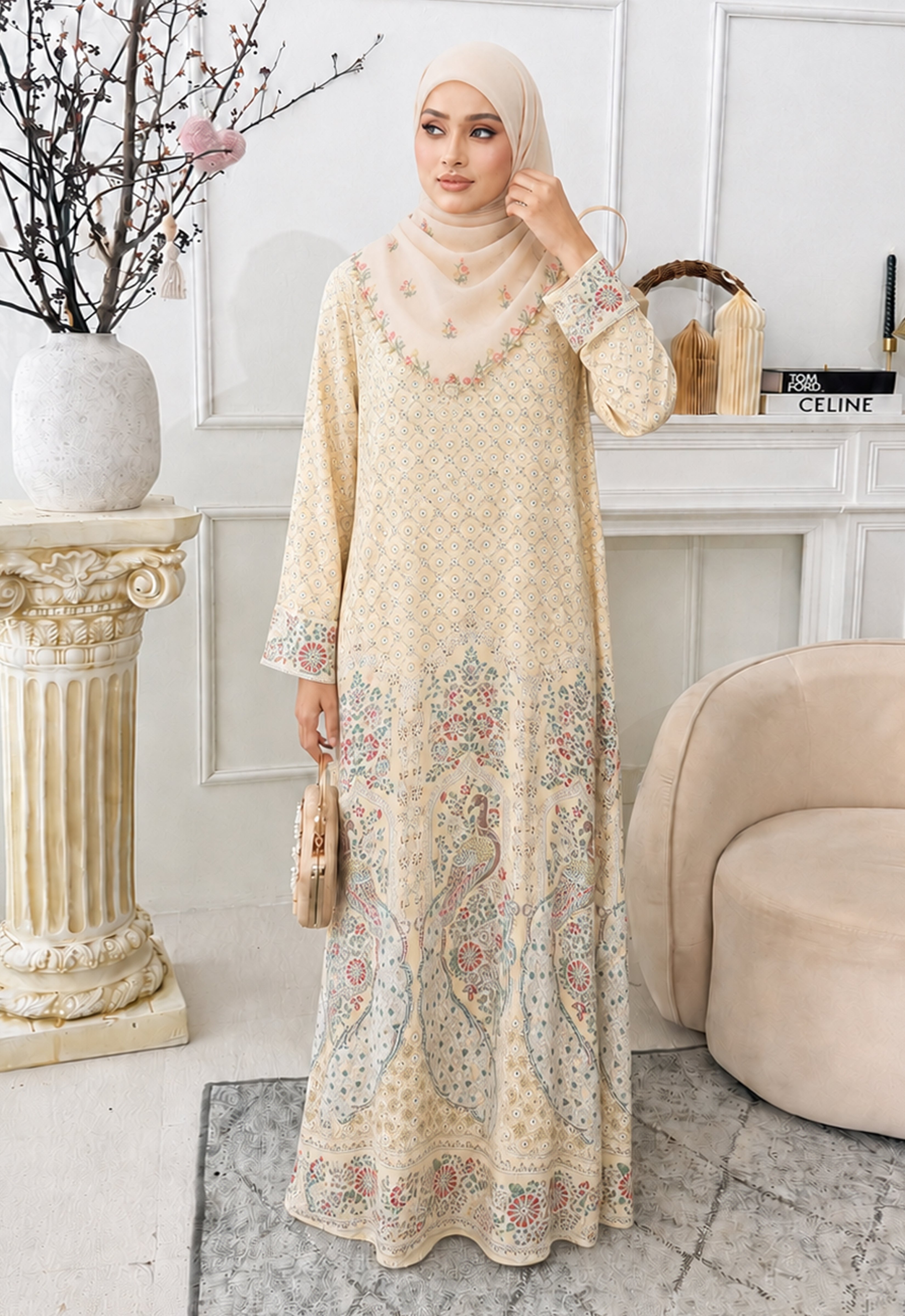 MINAZ JALABIYA | SUMAYYA PRINTED JALABIYA