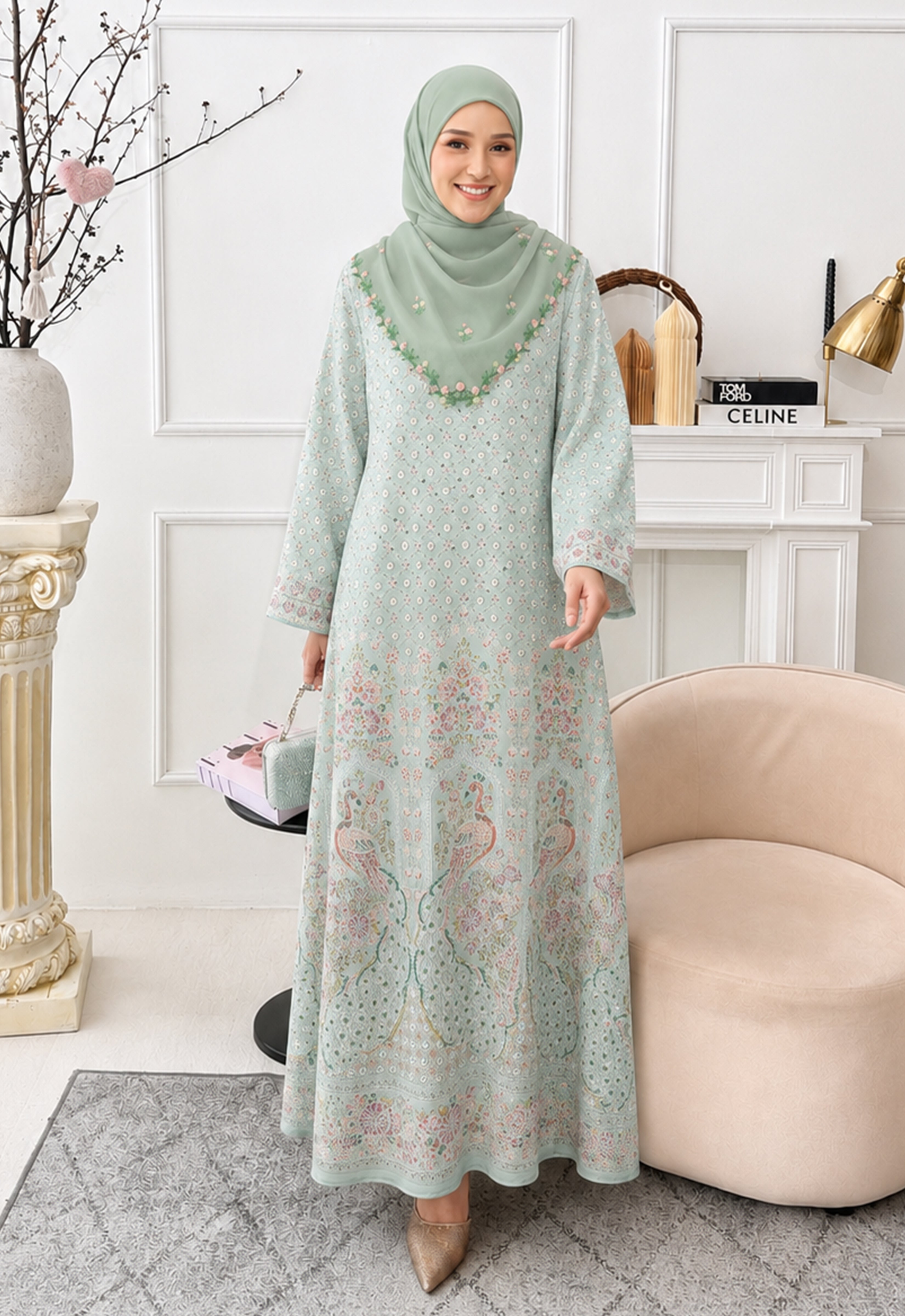 MINAZ JALABIYA | SUMAYYA PRINTED JALABIYA