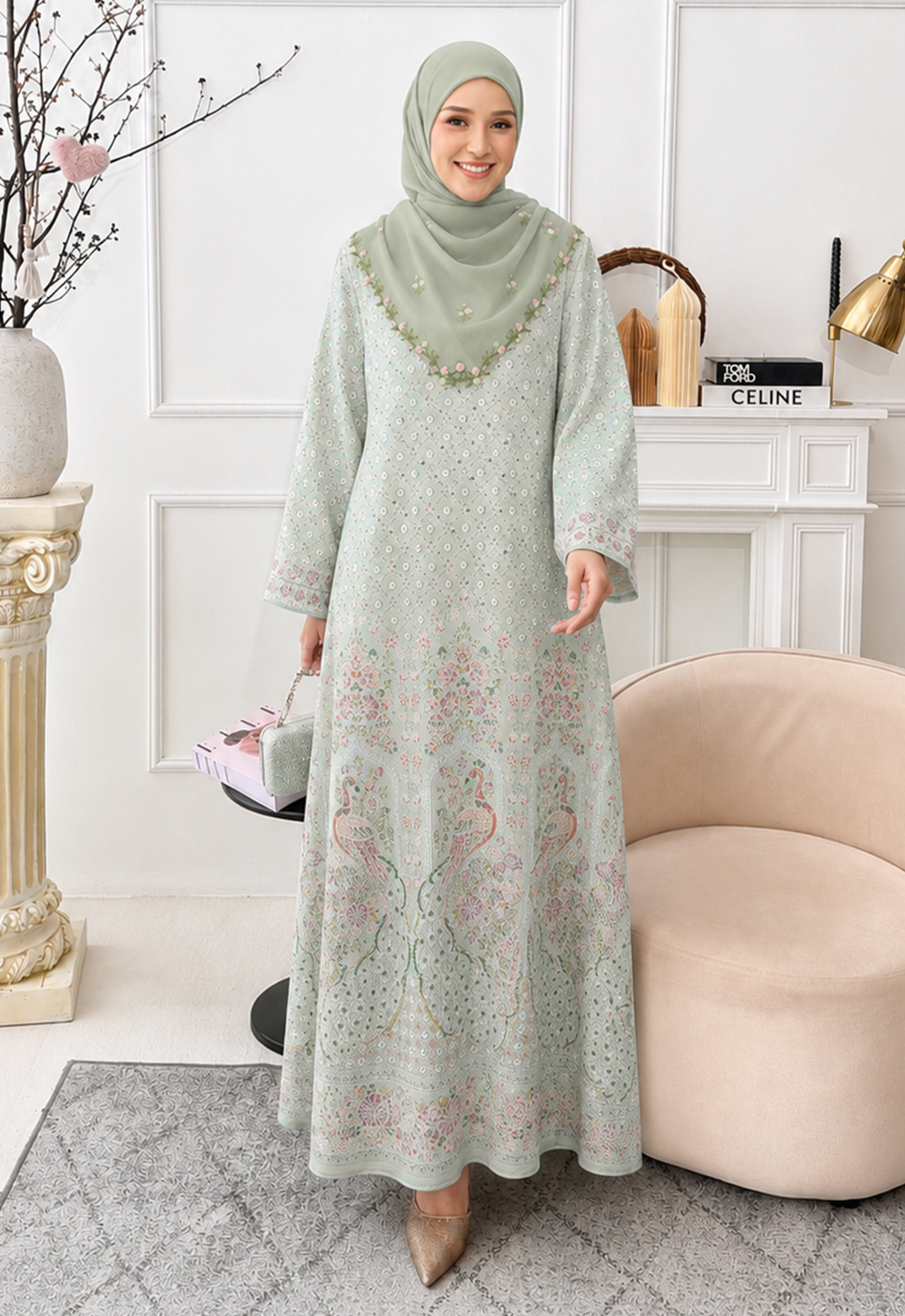 MINAZ JALABIYA | SUMAYYA PRINTED JALABIYA