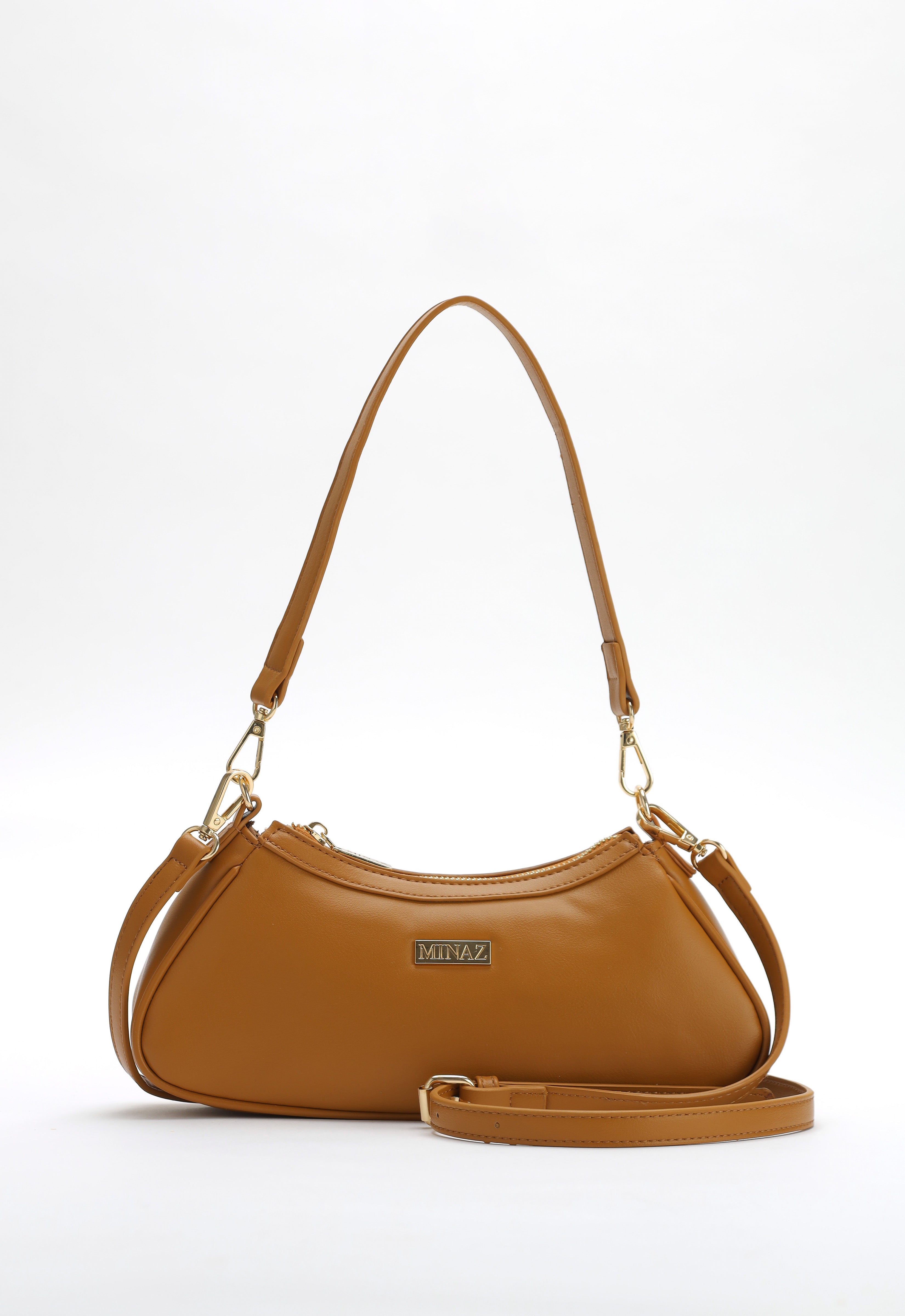 SARA SHOULDER BAG - BROWN SUGAR