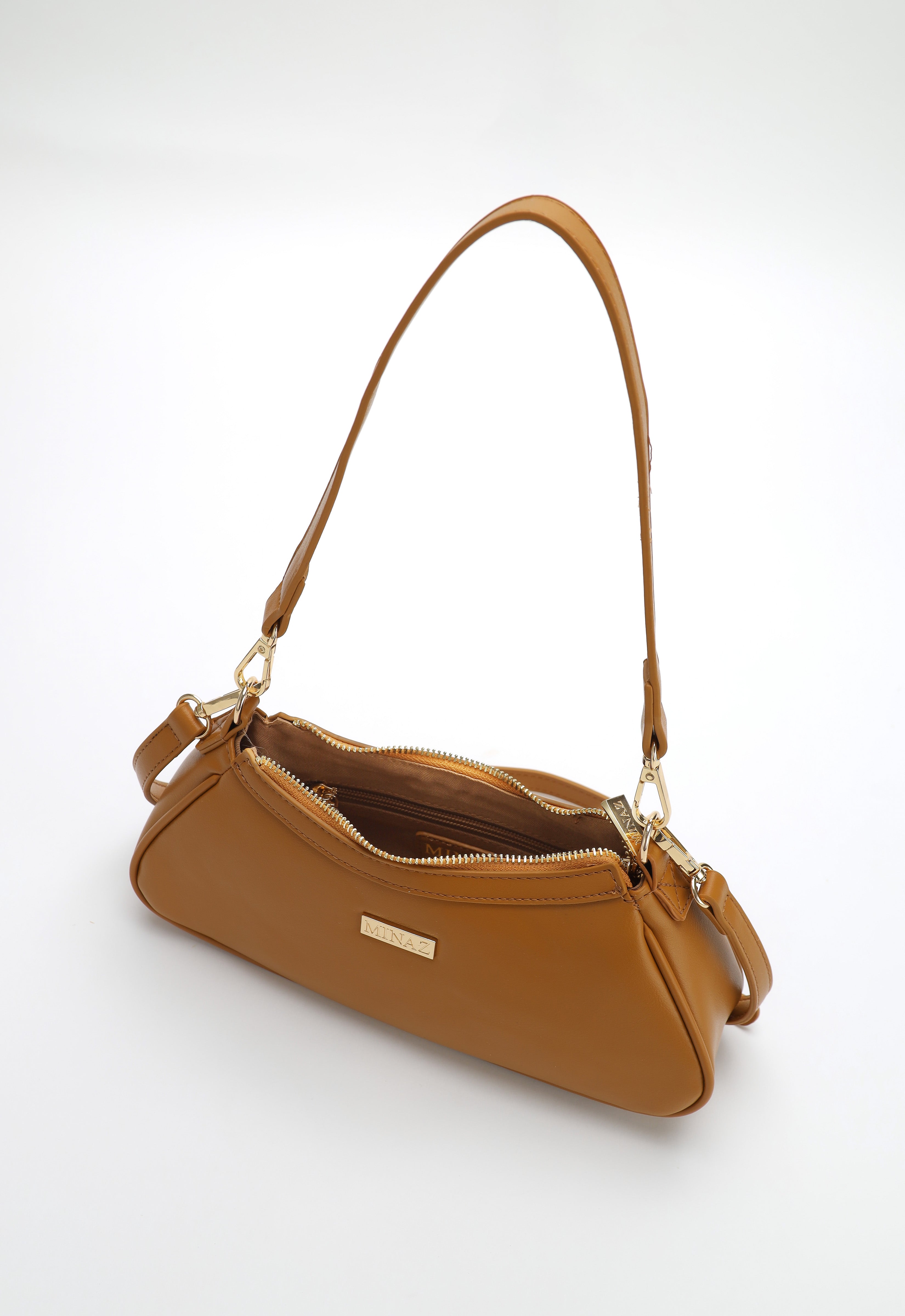 SARA SHOULDER BAG - BROWN SUGAR