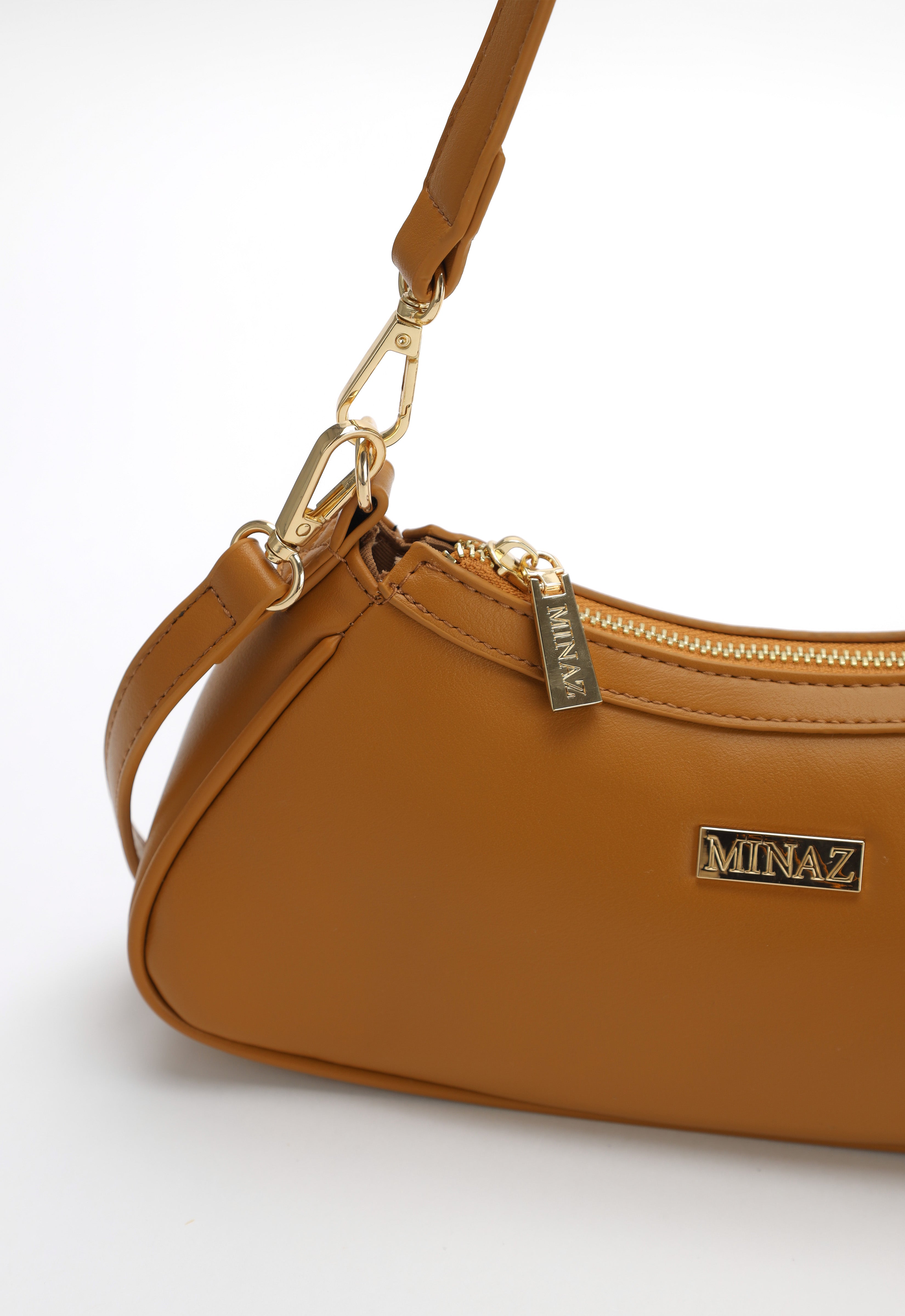 SARA SHOULDER BAG - BROWN SUGAR