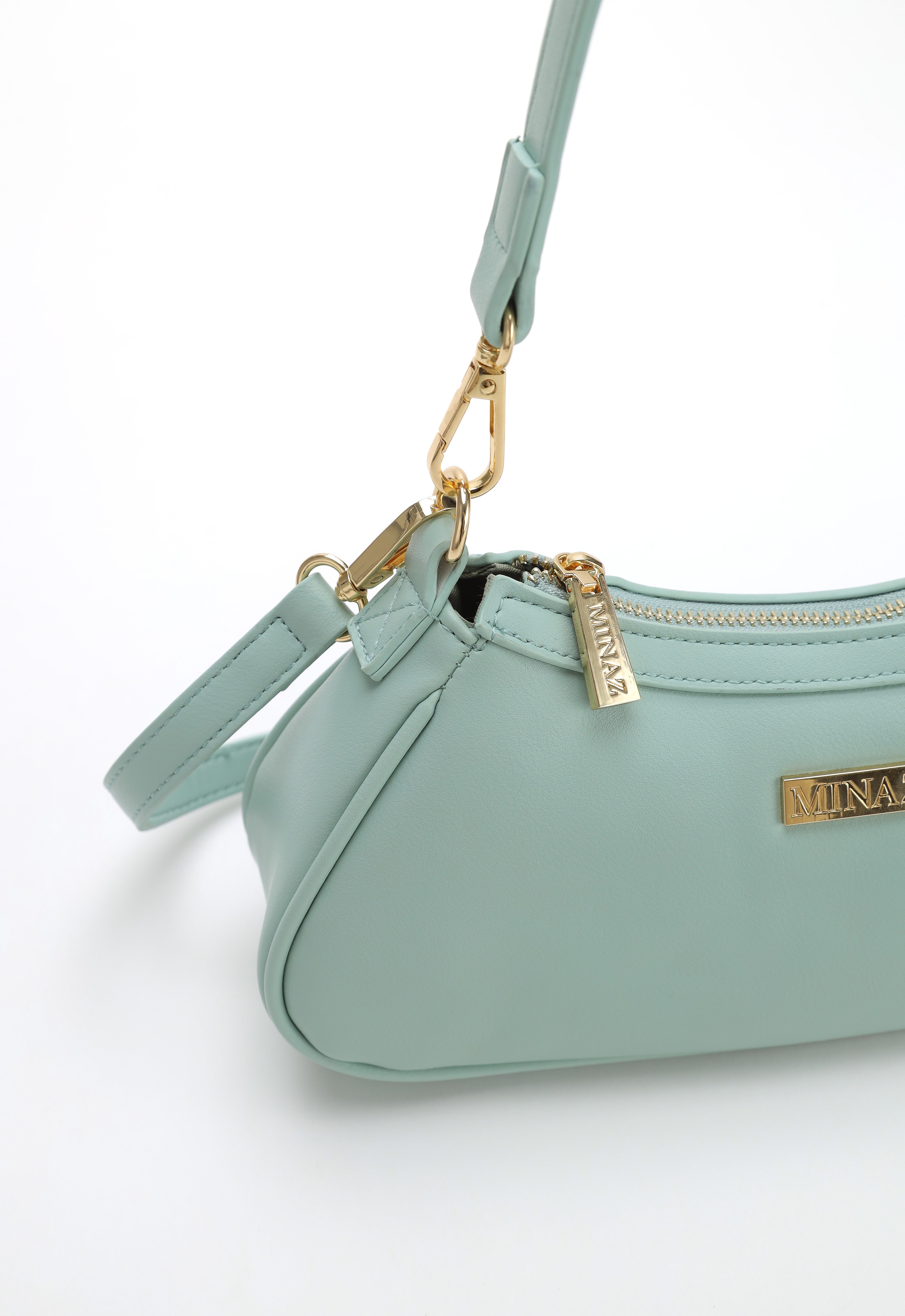 SARA SHOULDER BAG - PASTEL GREEN