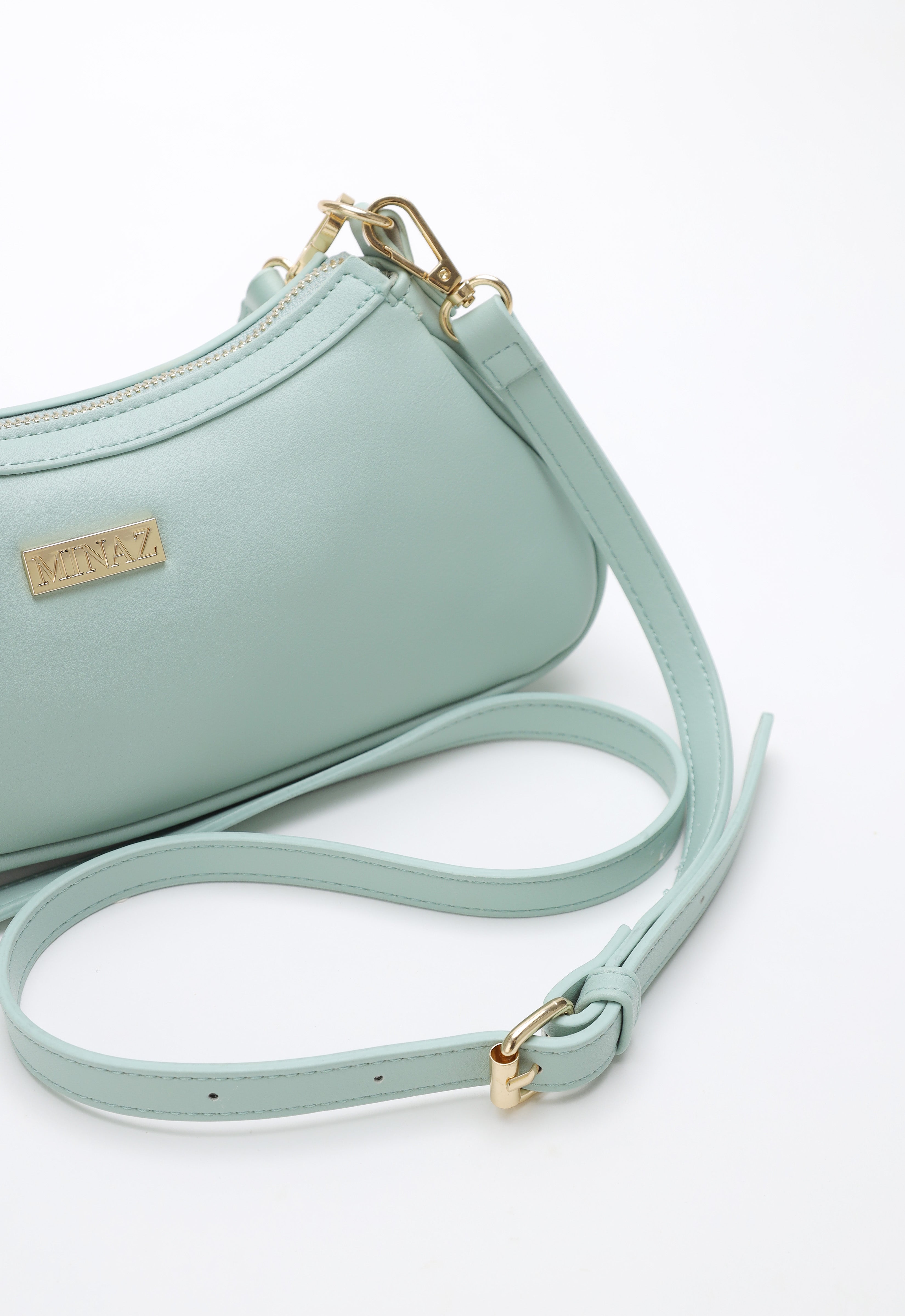 SARA SHOULDER BAG - PASTEL GREEN
