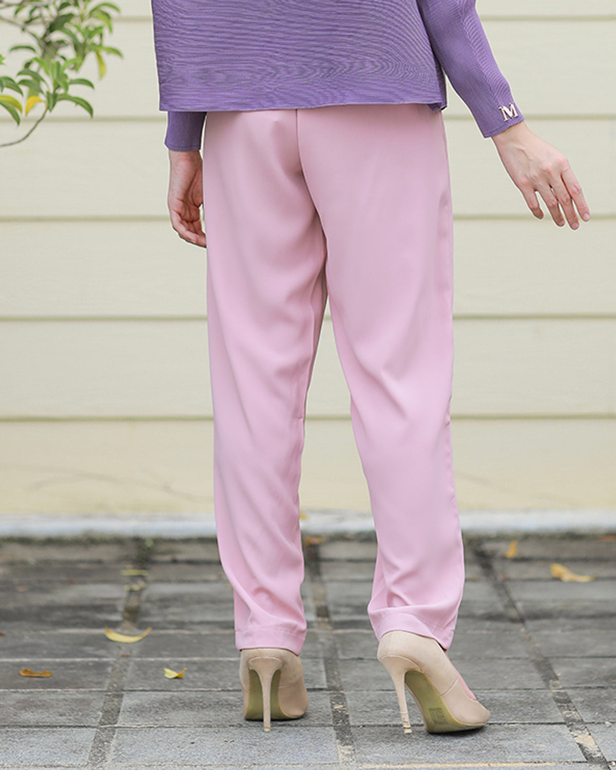 TAPERED PANTS - BLUSH PINK