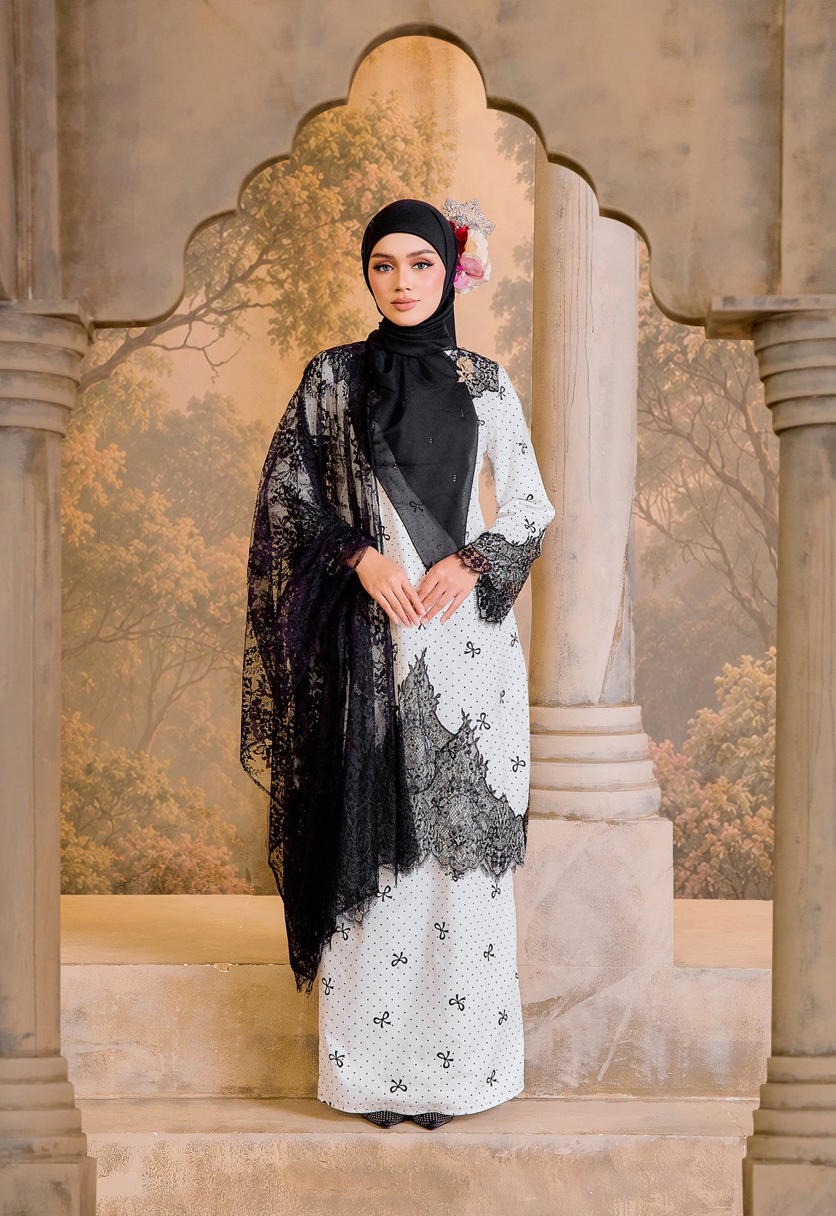 CLASSIC SERIES | TEJA KURUNG - BLACK WHITE