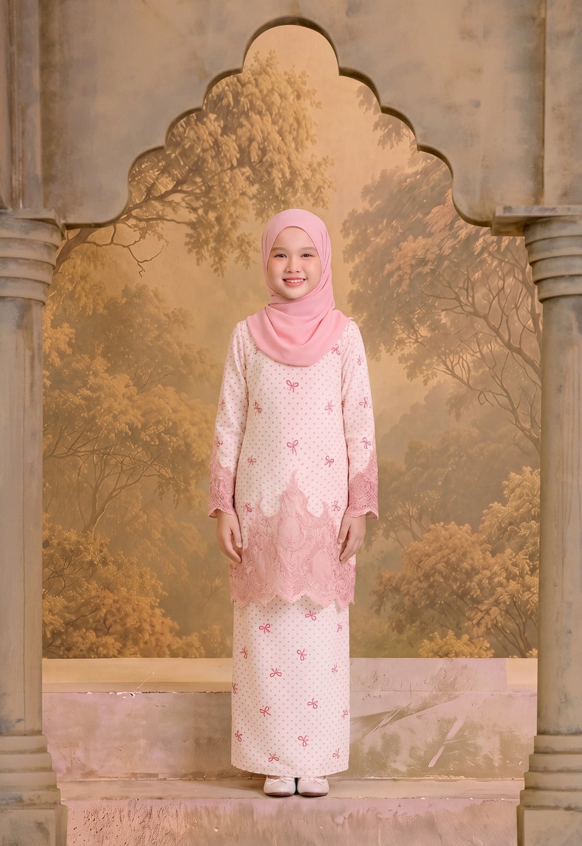 CLASSIC SERIES | TEJA KURUNG KIDS - DUSTY PINK