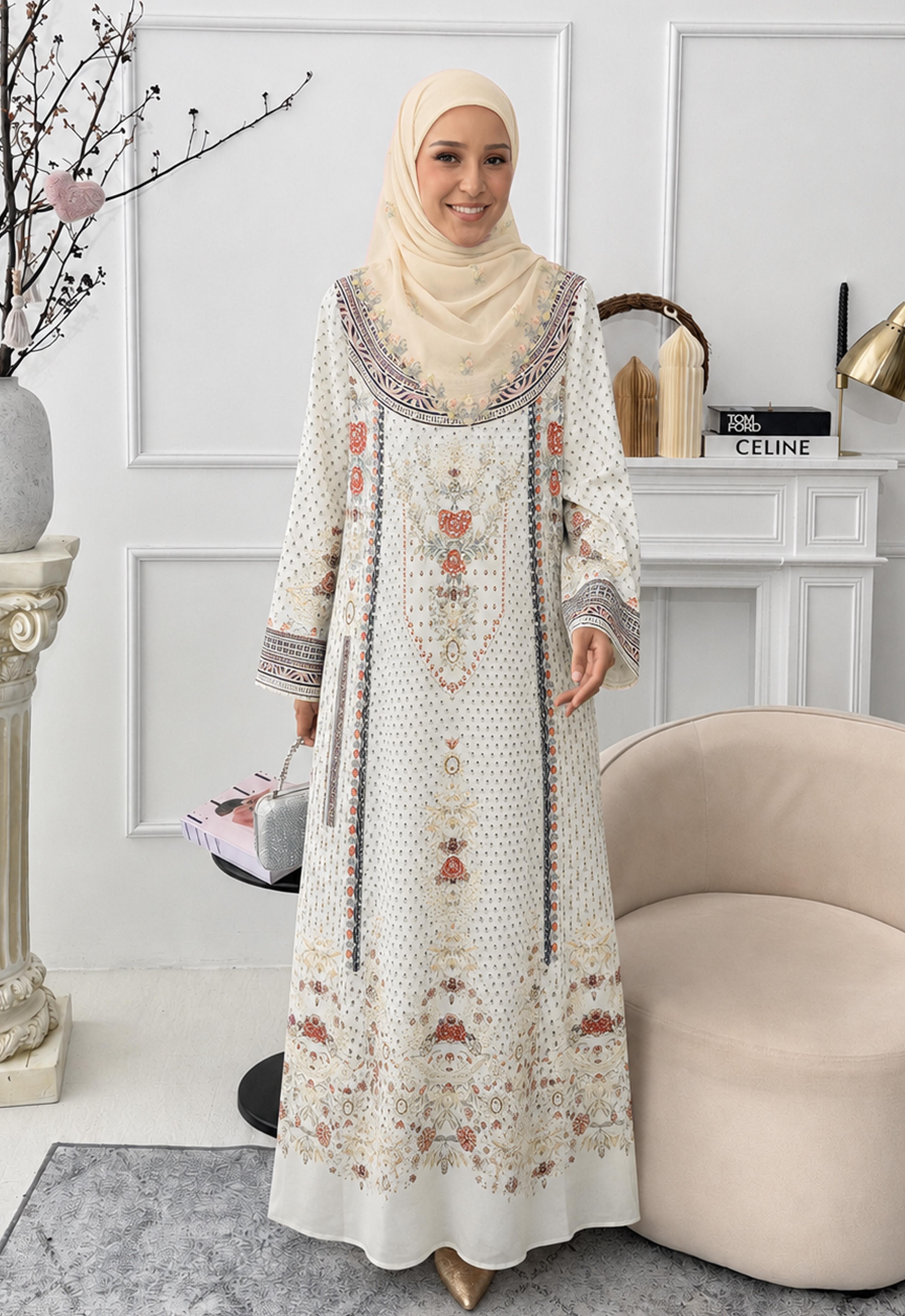 MINAZ JALABIYA | TAALIA PRINTED JALABIYA