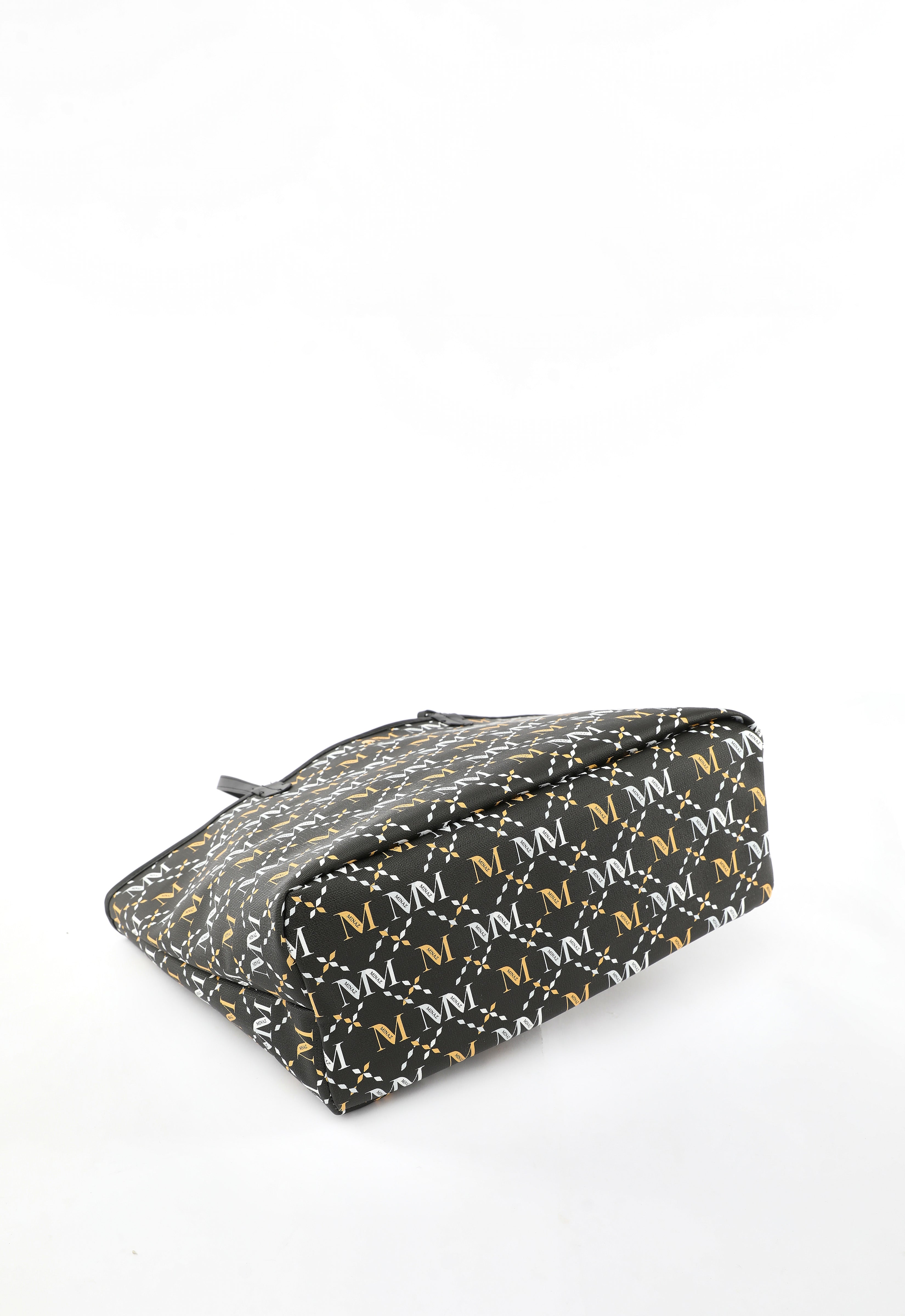 ARYA MONOGRAM TOTE BAG - BLACK