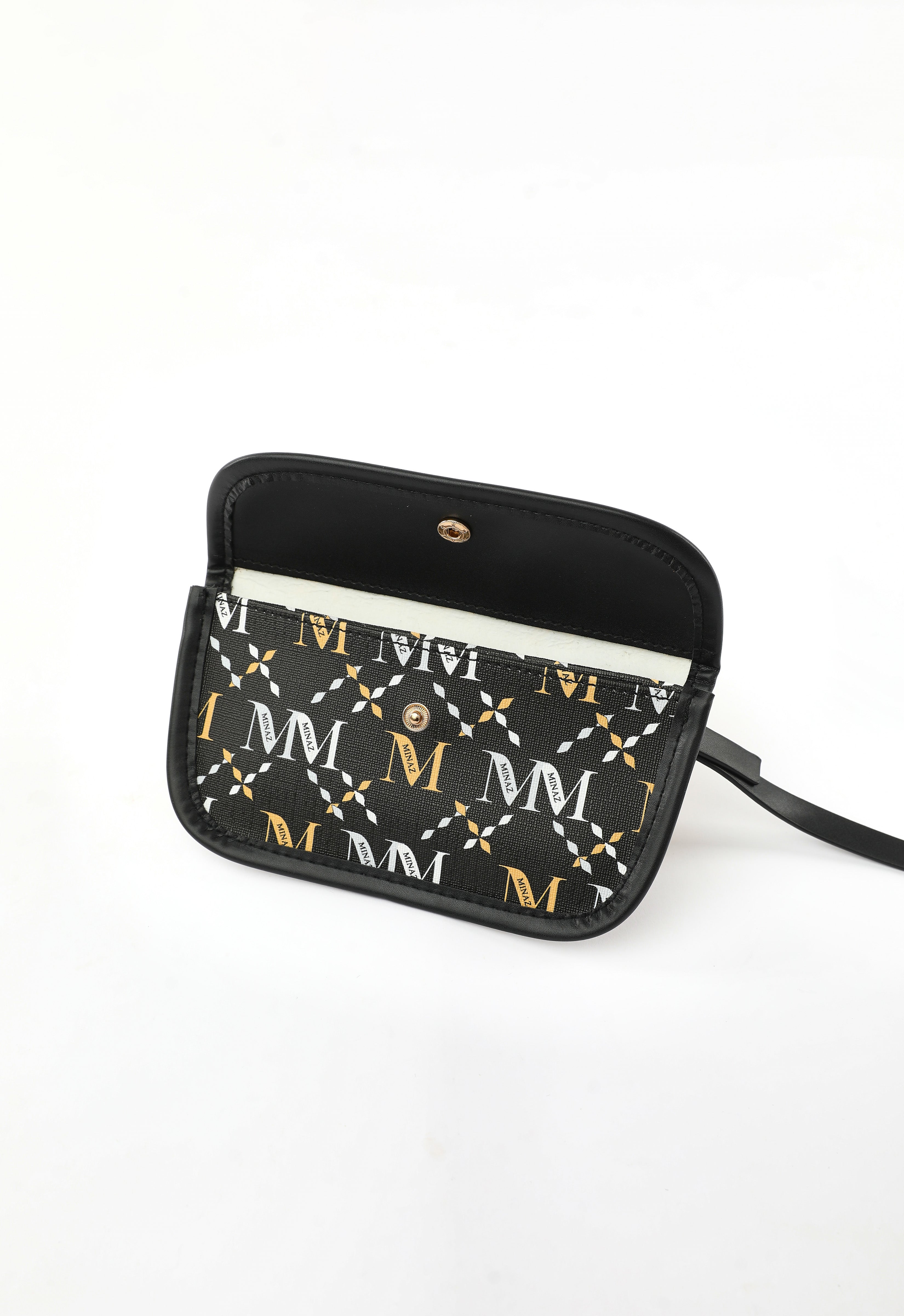 ARYA MONOGRAM TOTE BAG - BLACK
