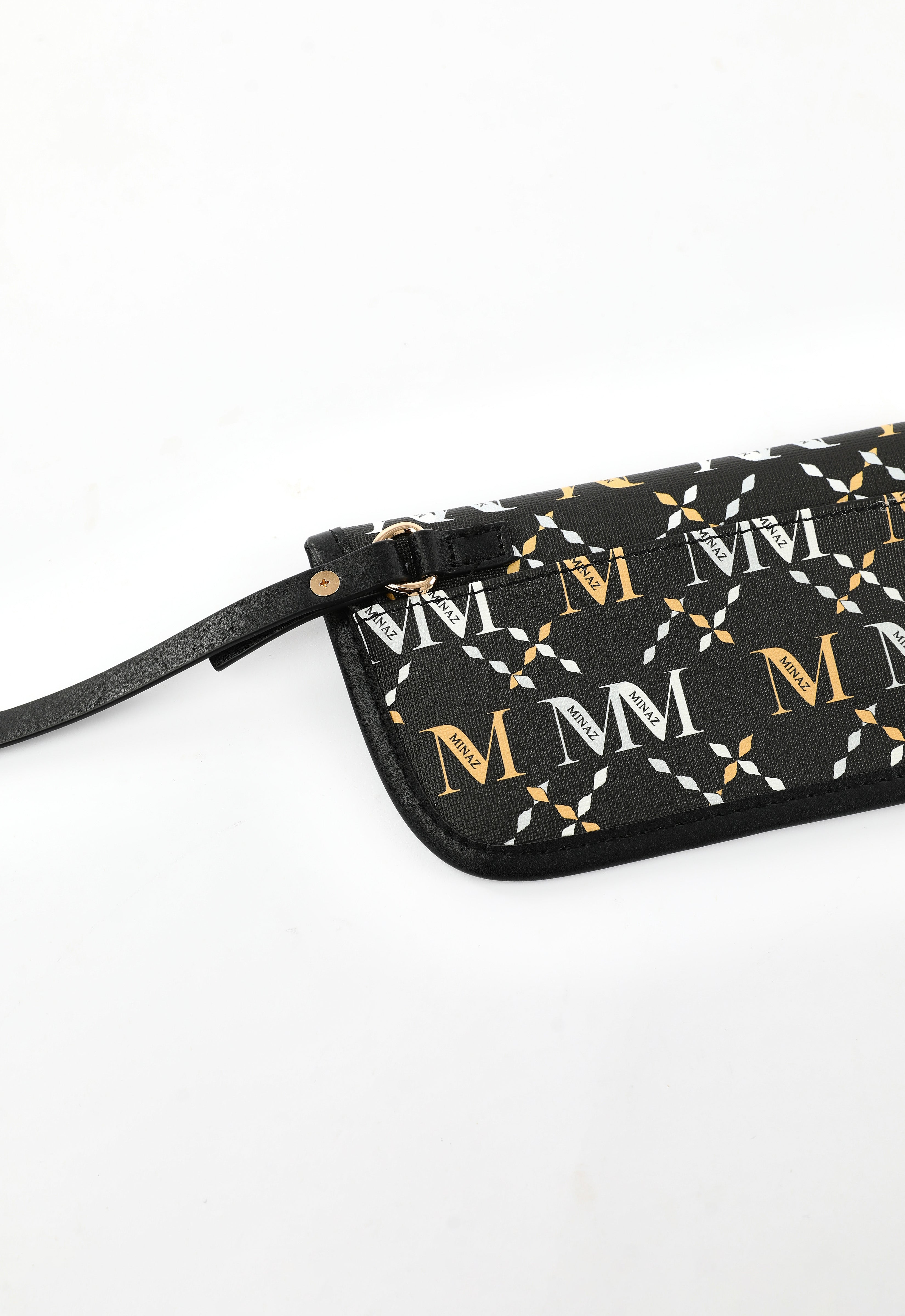 ARYA MONOGRAM TOTE BAG - BLACK