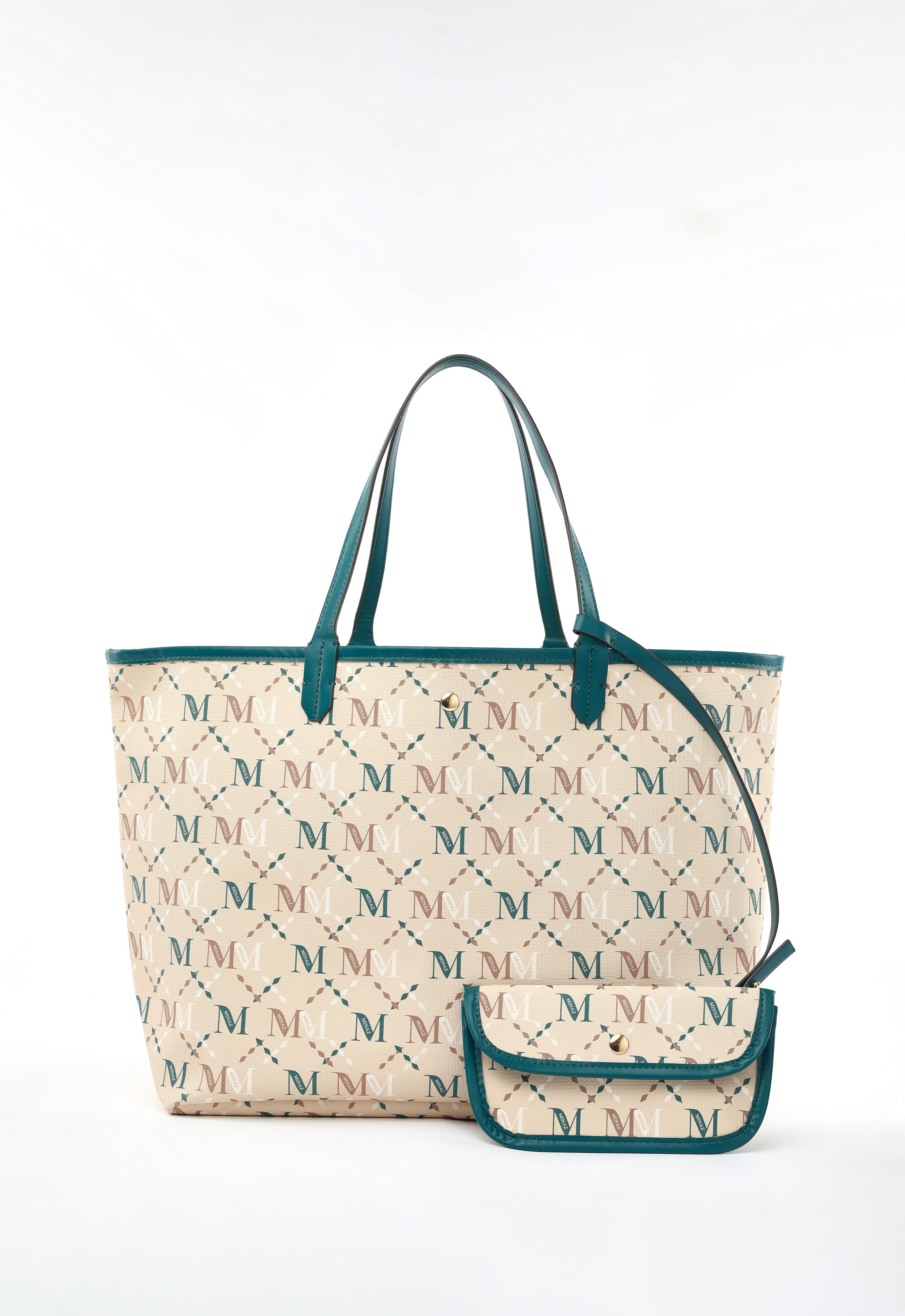 ARYA MONOGRAM TOTE BAG - CHAMPAGNE