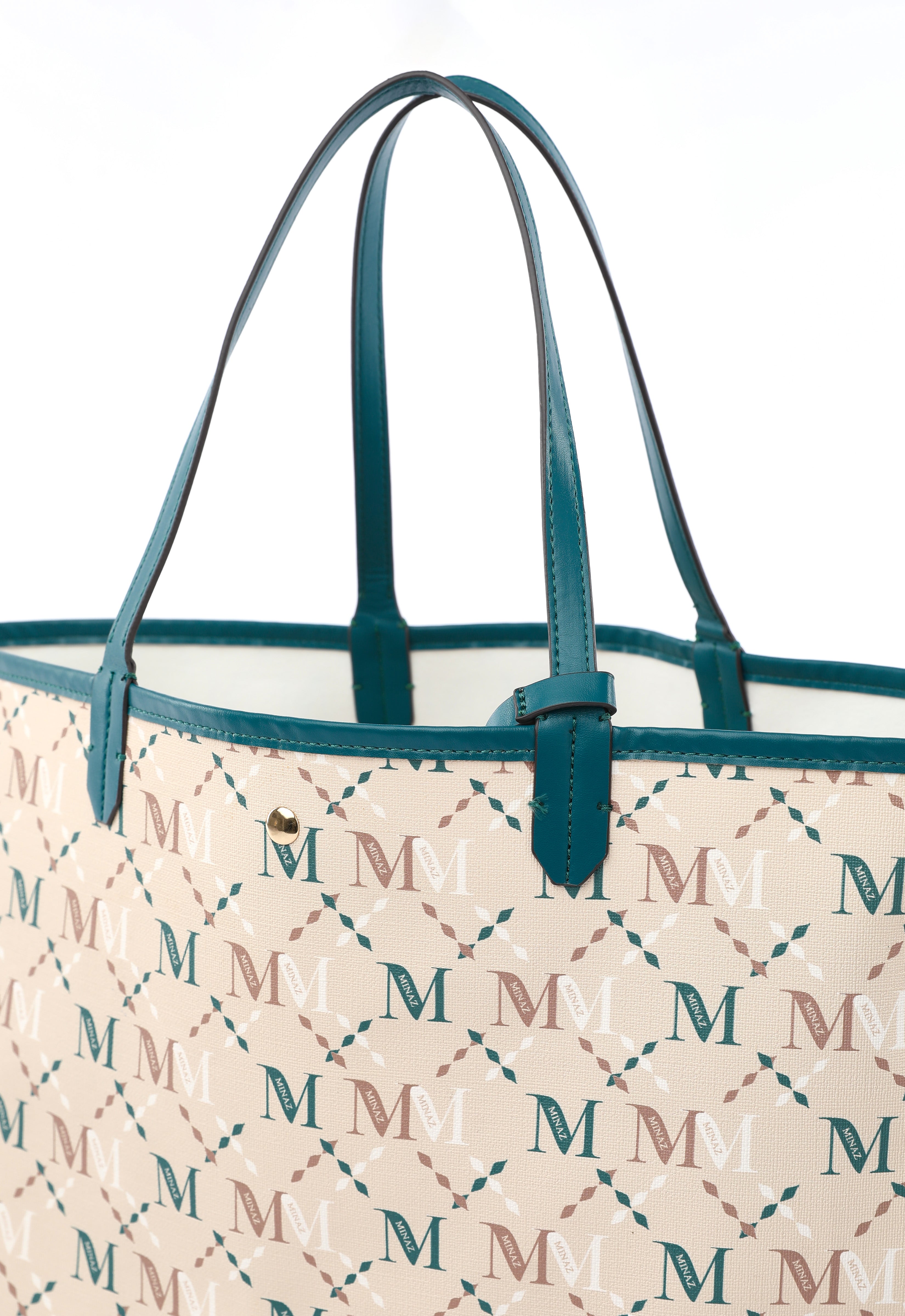 ARYA MONOGRAM TOTE BAG - CHAMPAGNE