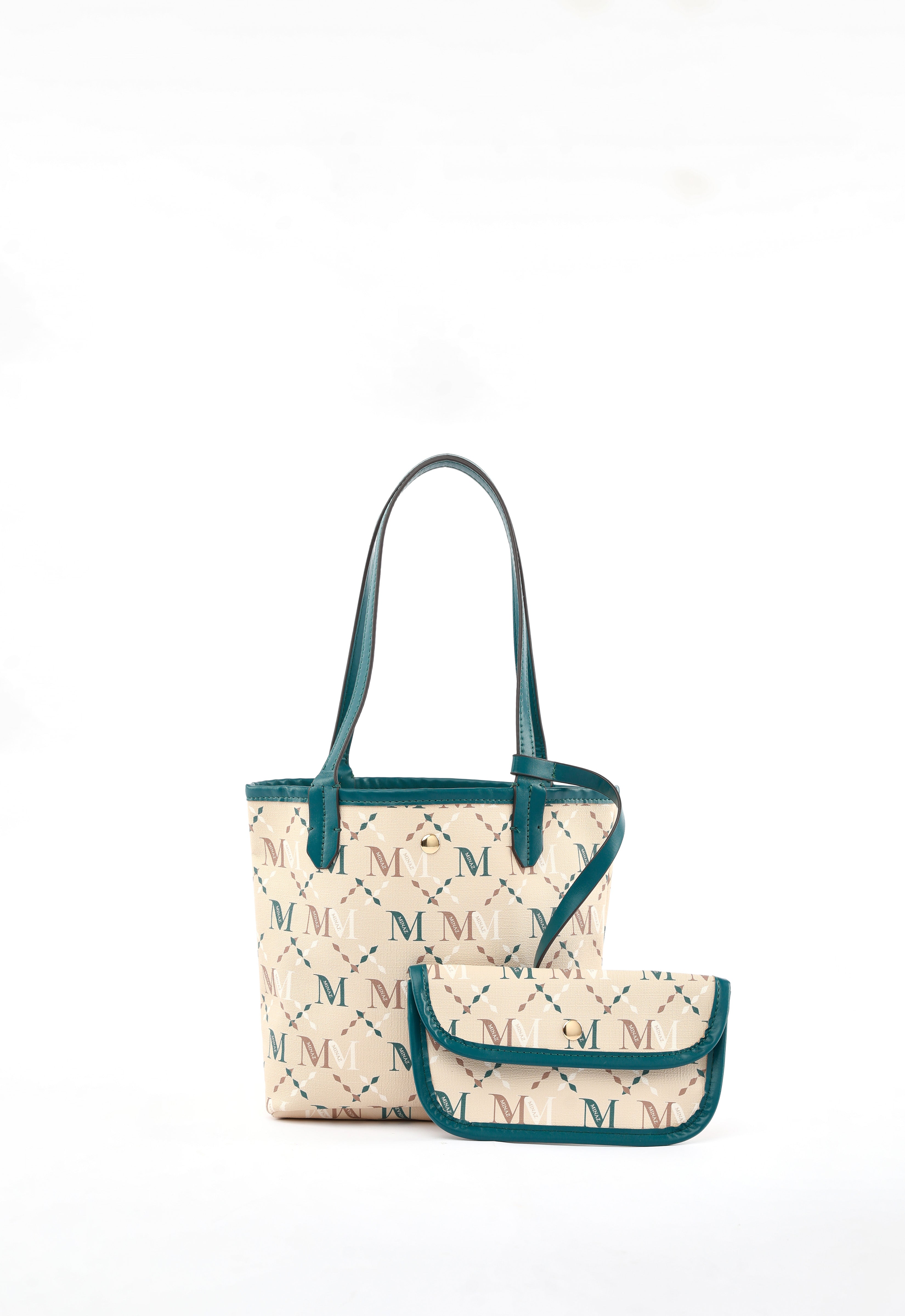 ARYA MONOGRAM TOTE BAG - CHAMPAGNE