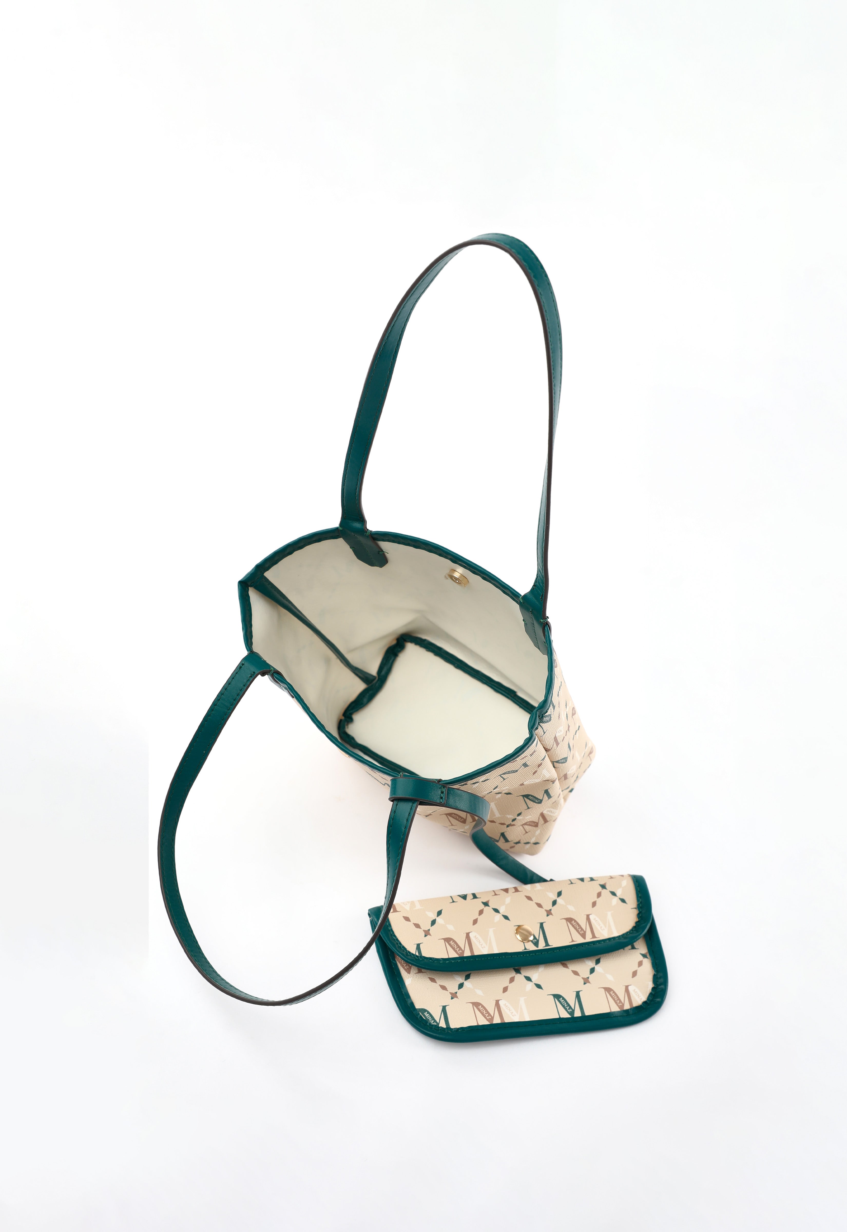 ARYA MONOGRAM TOTE BAG - CHAMPAGNE