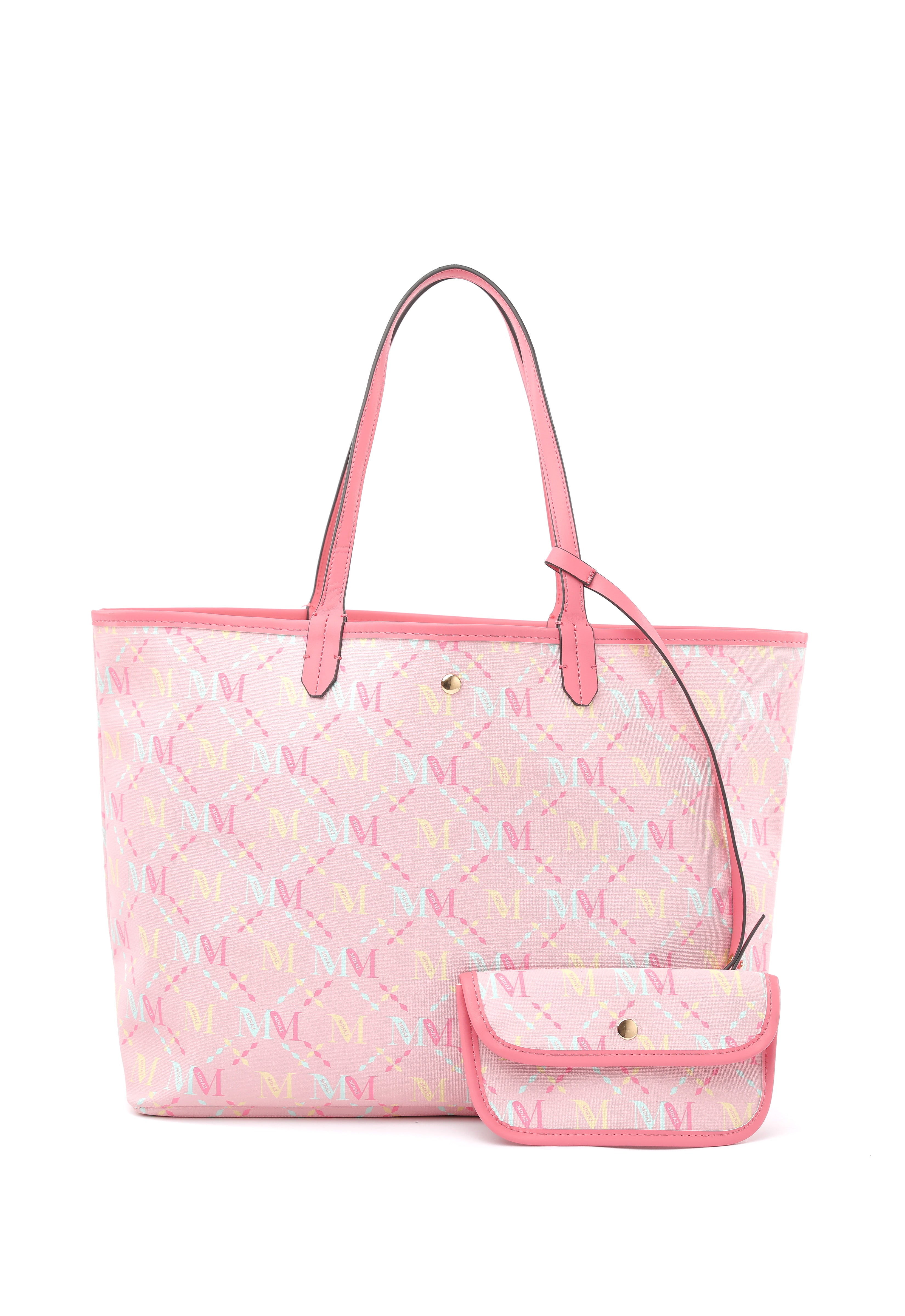 ARYA MONOGRAM TOTE BAG - DUSTY PINK