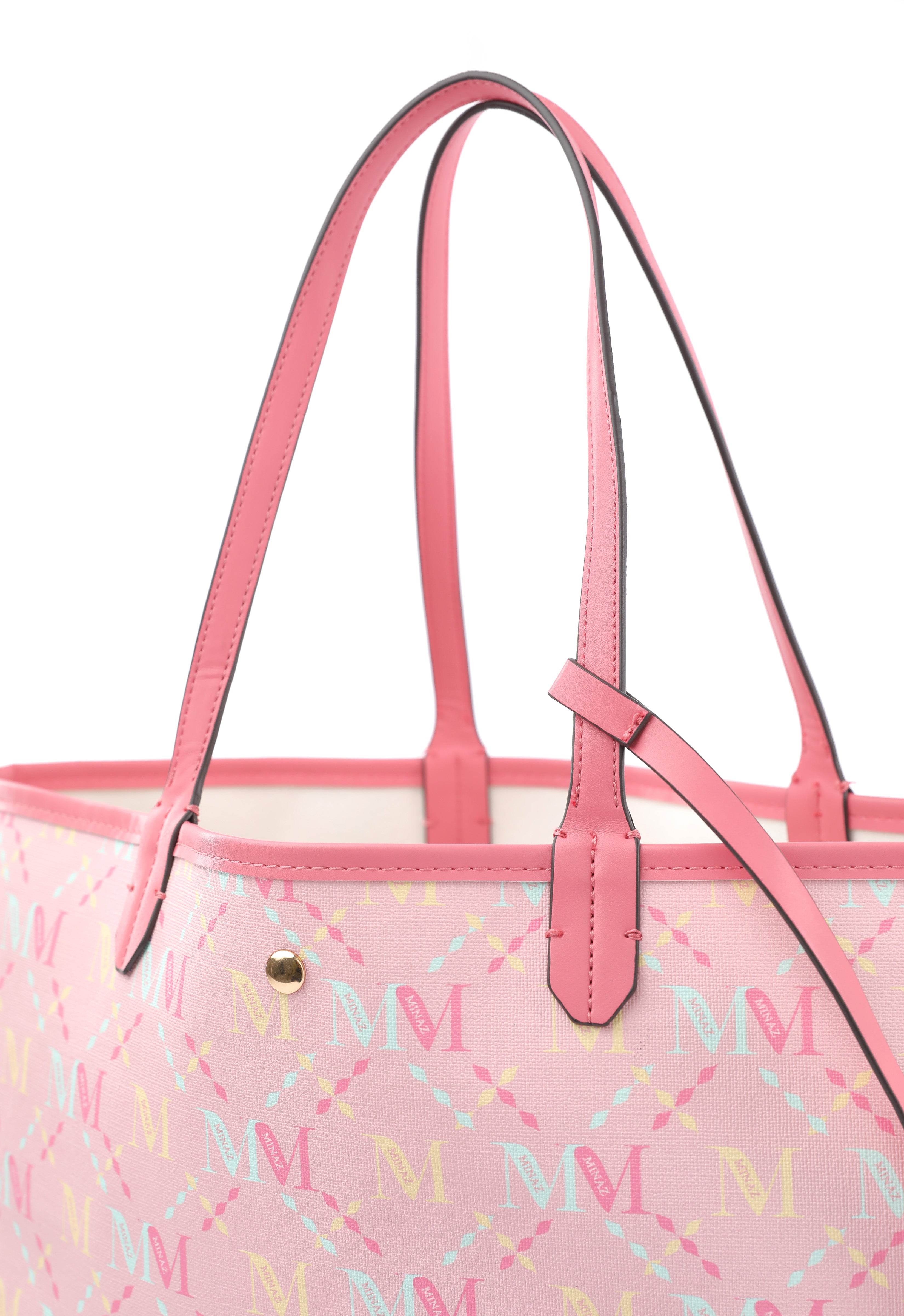 ARYA MONOGRAM TOTE BAG - DUSTY PINK